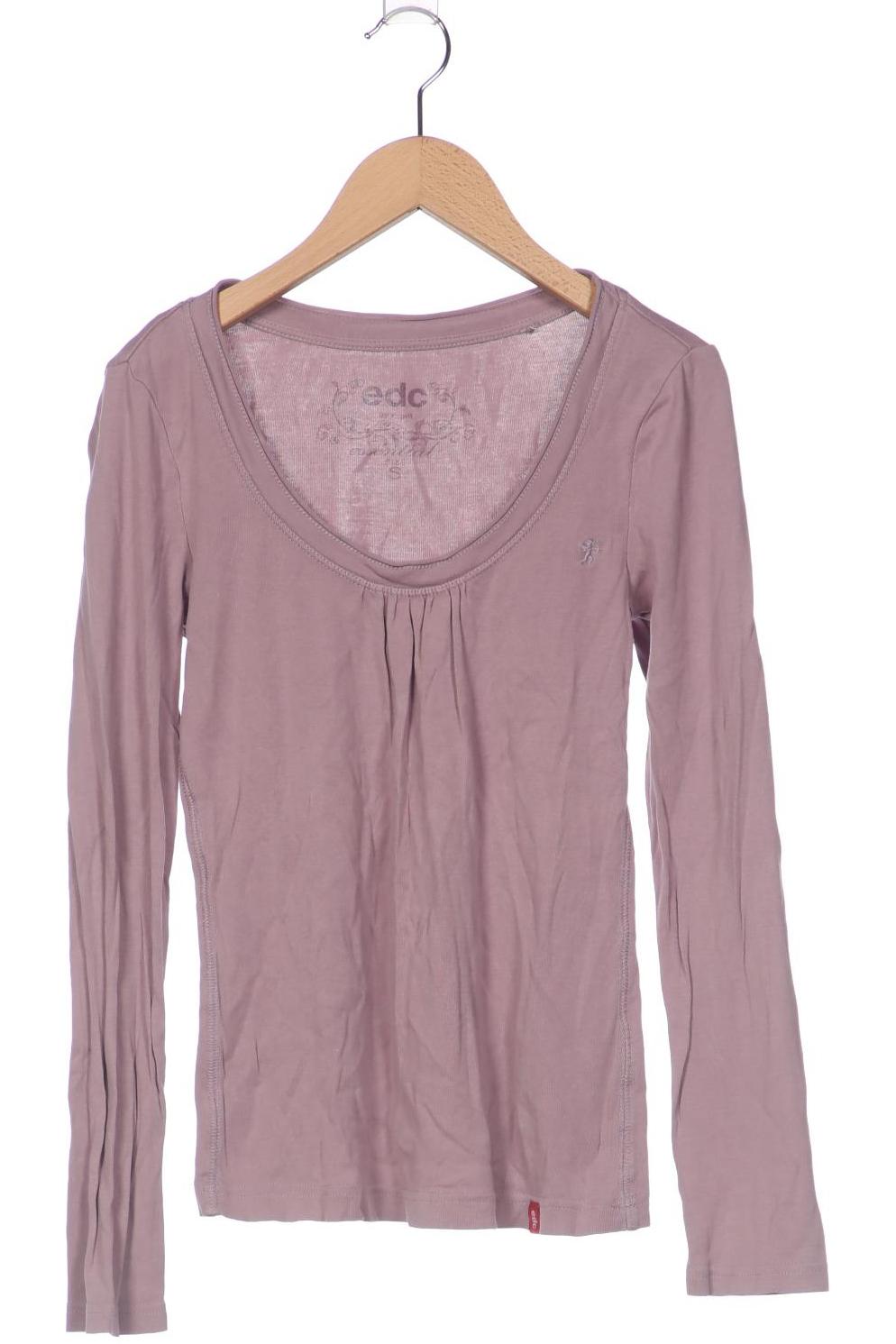 

edc by Esprit Damen Langarmshirt, pink, Gr. 36