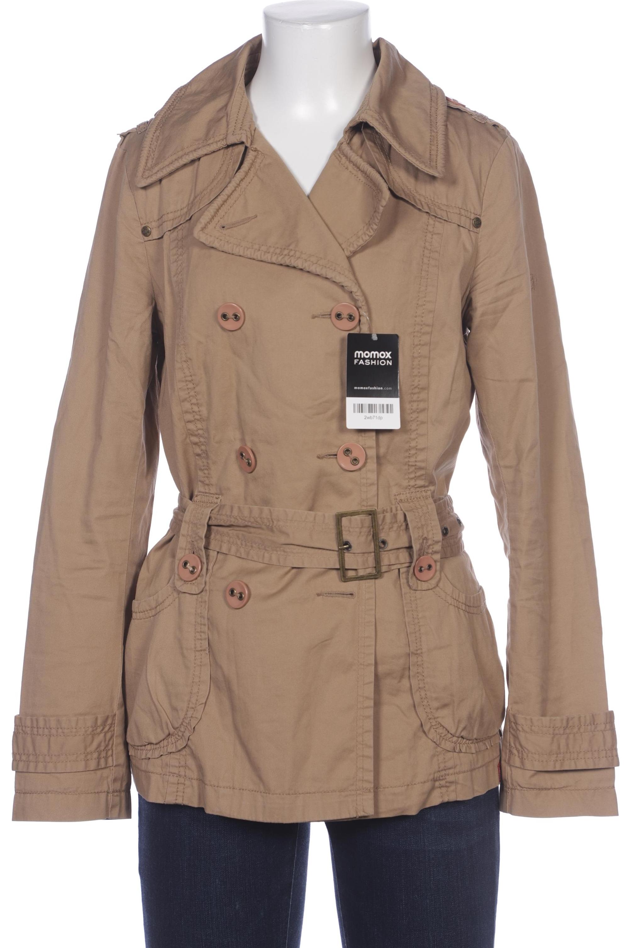 

edc by Esprit Damen Mantel, beige, Gr. 38