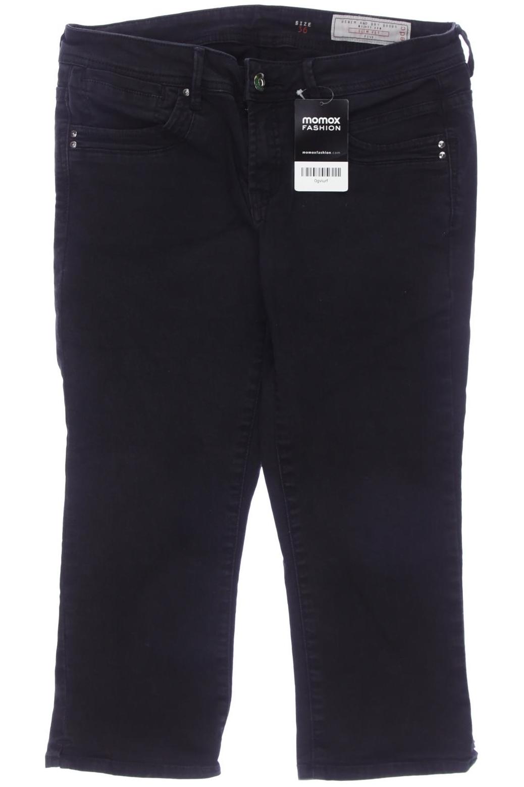 

edc by Esprit Damen Jeans, schwarz, Gr. 36