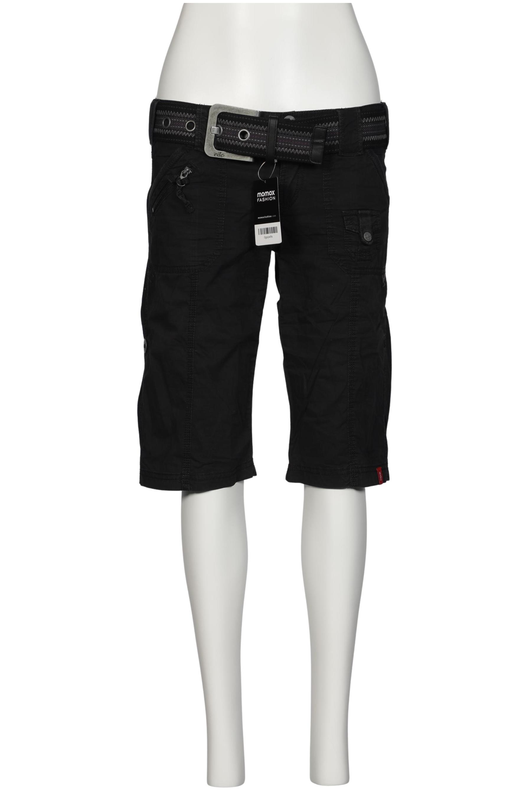 

edc by Esprit Damen Shorts, schwarz, Gr. 34