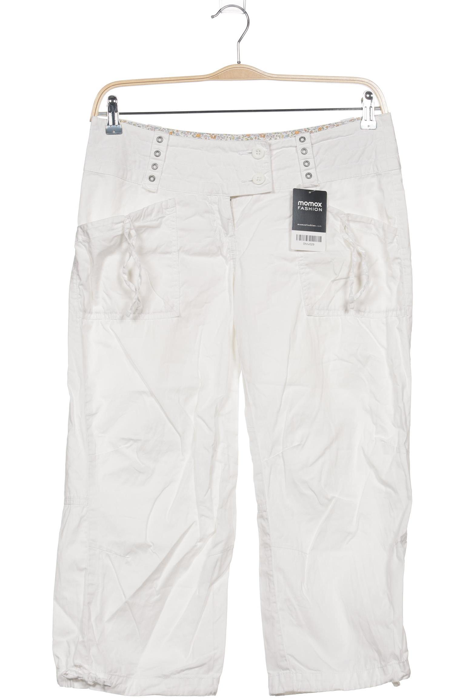 

edc by Esprit Damen Stoffhose, weiß, Gr. 40