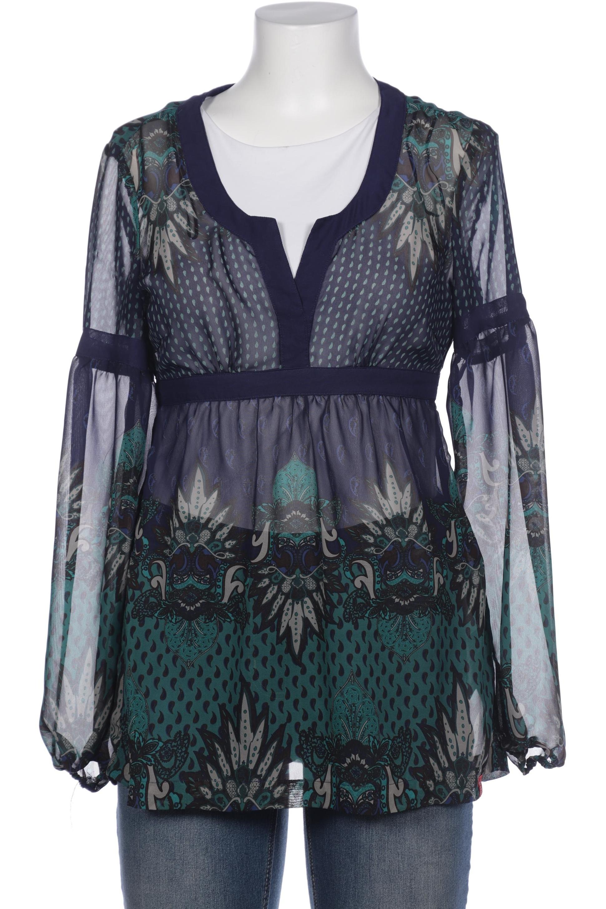 

edc by Esprit Damen Bluse, marineblau, Gr. 38