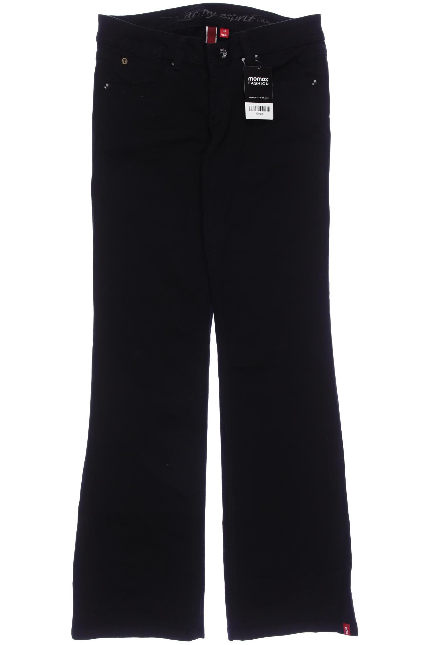 

edc by Esprit Damen Jeans, schwarz, Gr. 38