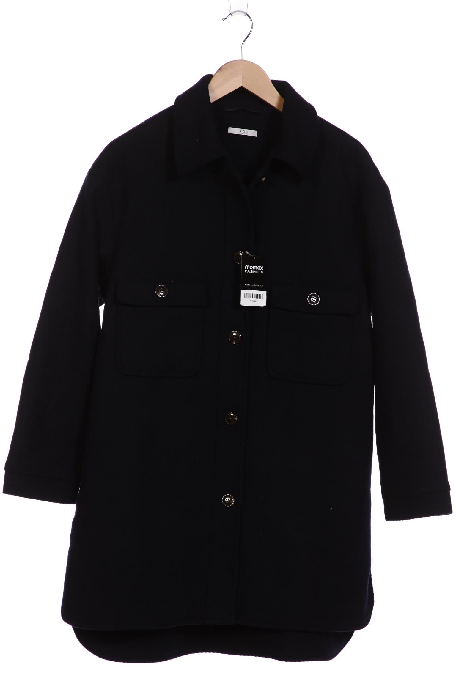 

edc by Esprit Damen Mantel, marineblau, Gr. 44