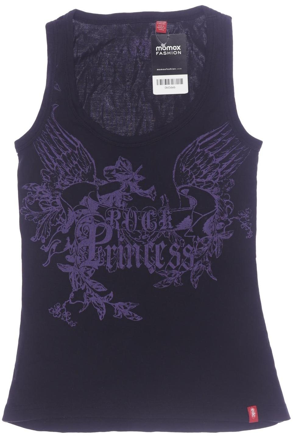 

edc by Esprit Damen Top, schwarz, Gr. 36