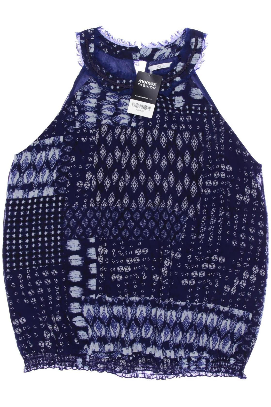 

edc by Esprit Damen Top, marineblau, Gr. 44