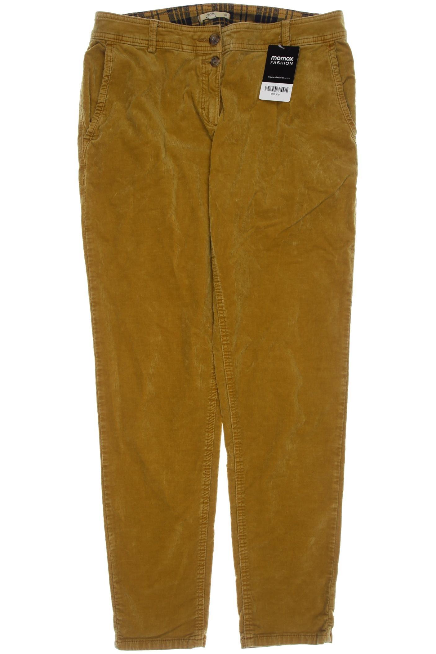 

edc by Esprit Damen Stoffhose, beige, Gr. 30