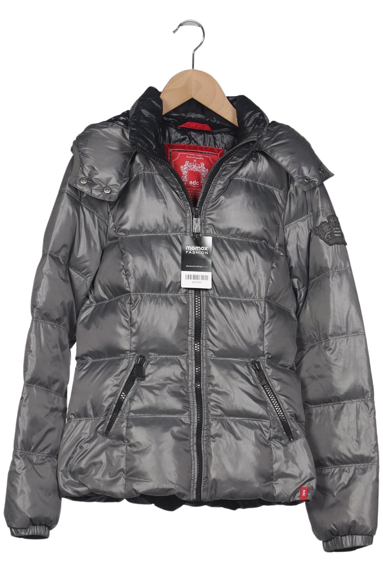 

edc by Esprit Damen Jacke, grau, Gr. 34
