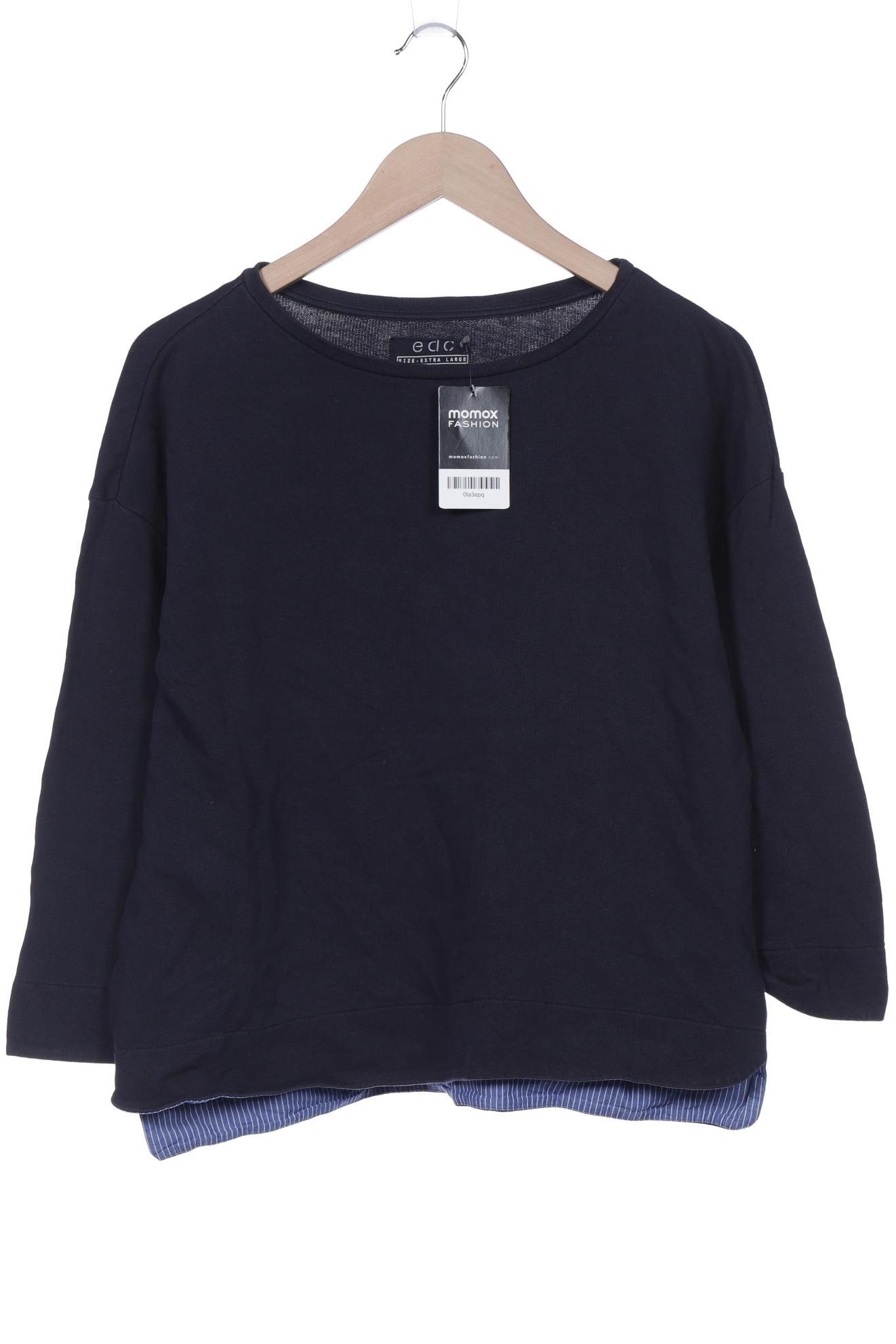 

edc by Esprit Damen Sweatshirt, marineblau, Gr. 44