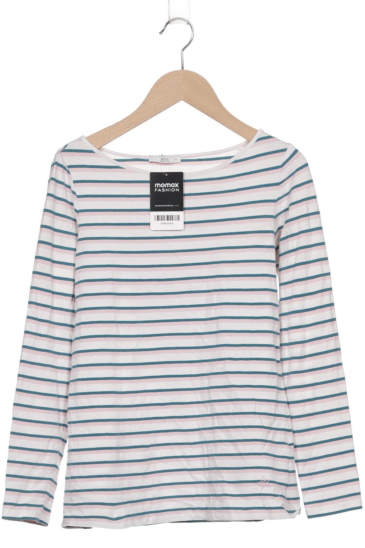 

edc by Esprit Damen Langarmshirt, mehrfarbig, Gr. 36