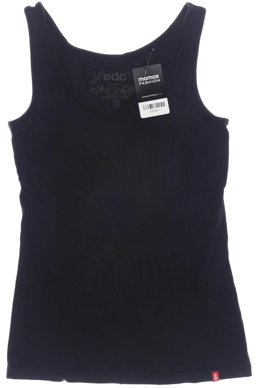

edc by Esprit Damen Top, schwarz, Gr. 38