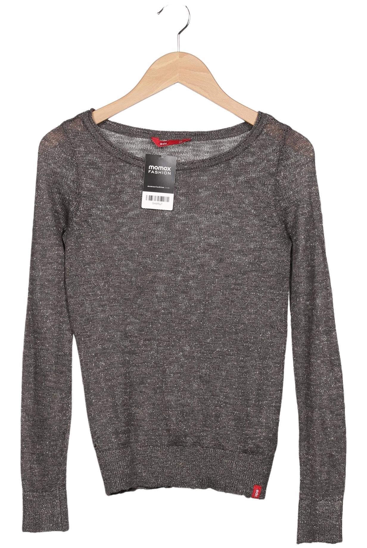

edc by Esprit Damen Pullover, grau, Gr. 34