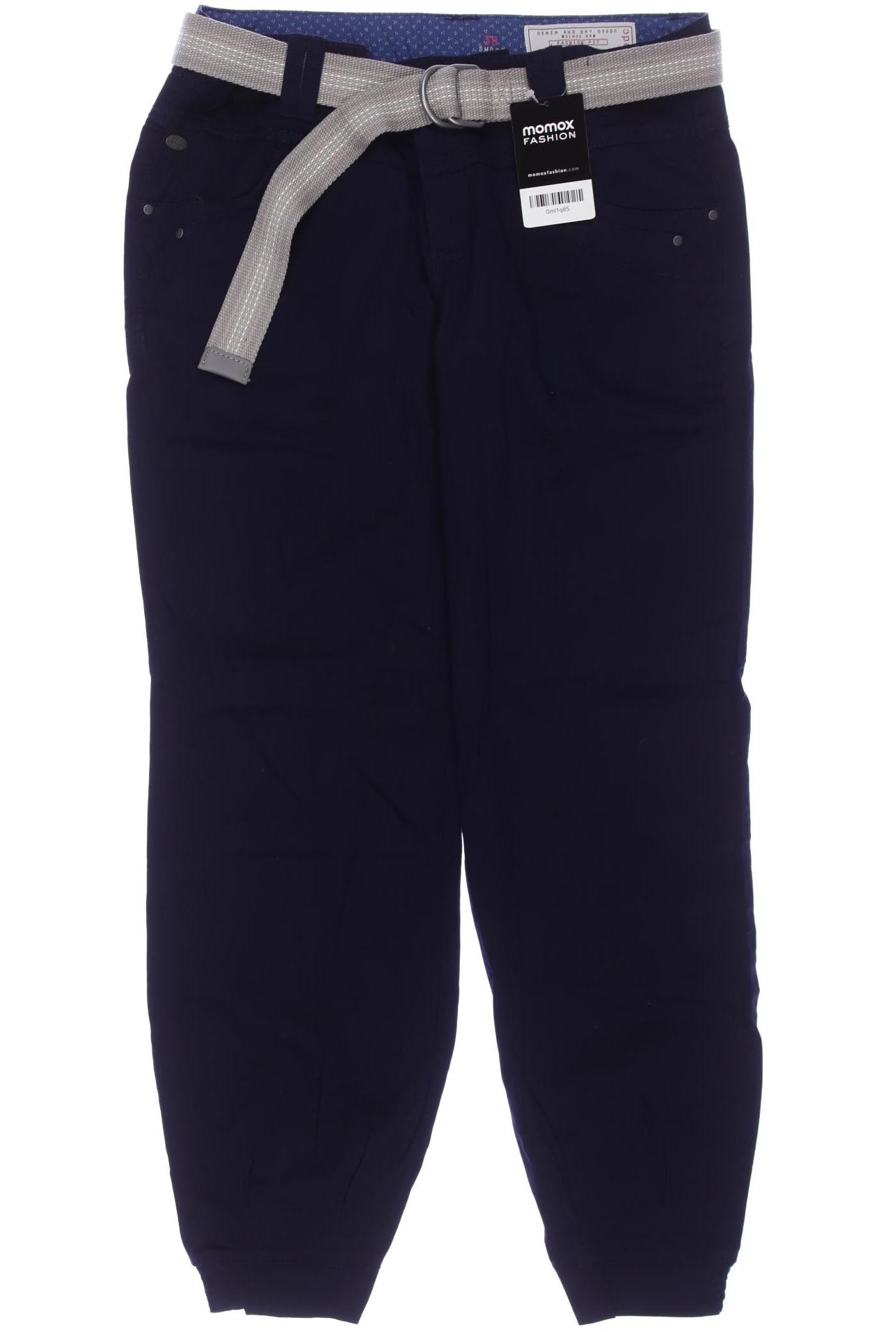 

edc by Esprit Damen Stoffhose, marineblau, Gr. 38