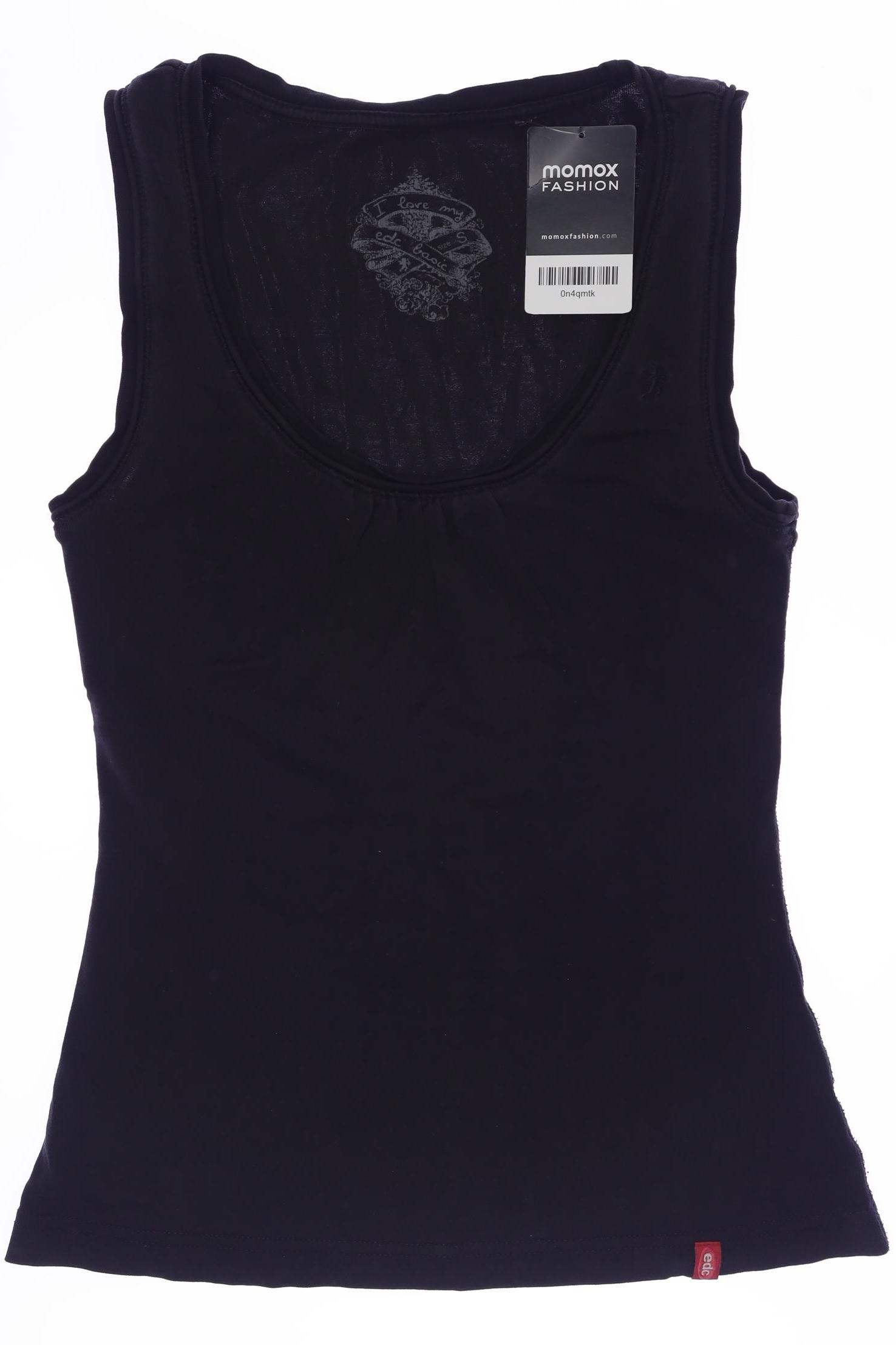 

edc by Esprit Damen Top, schwarz, Gr. 36