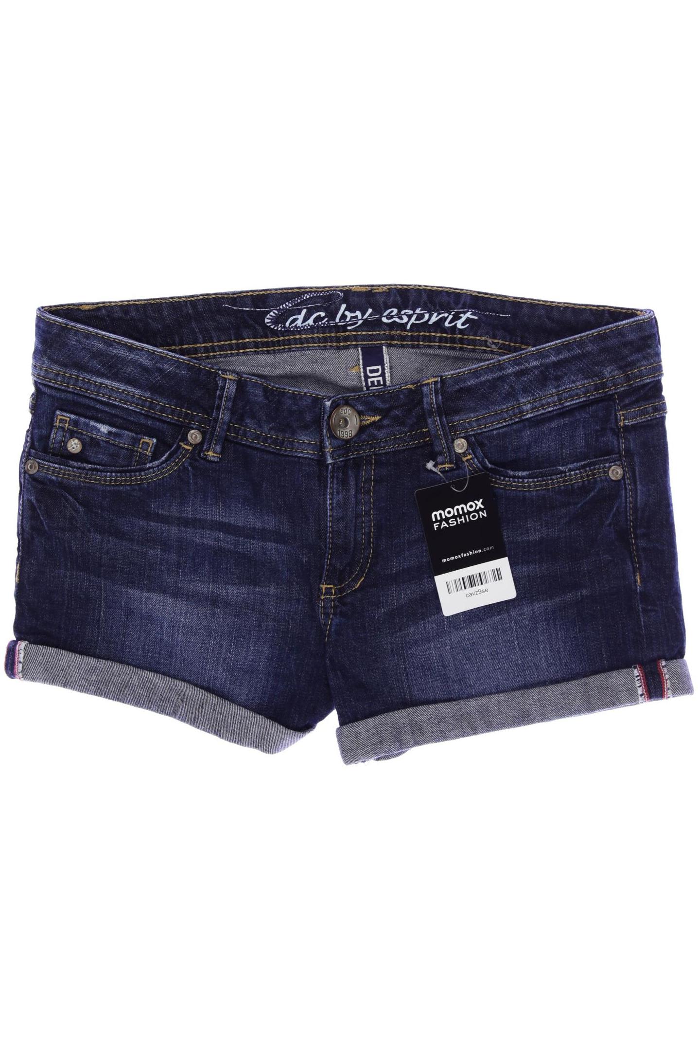

edc by Esprit Damen Shorts, blau, Gr. 28