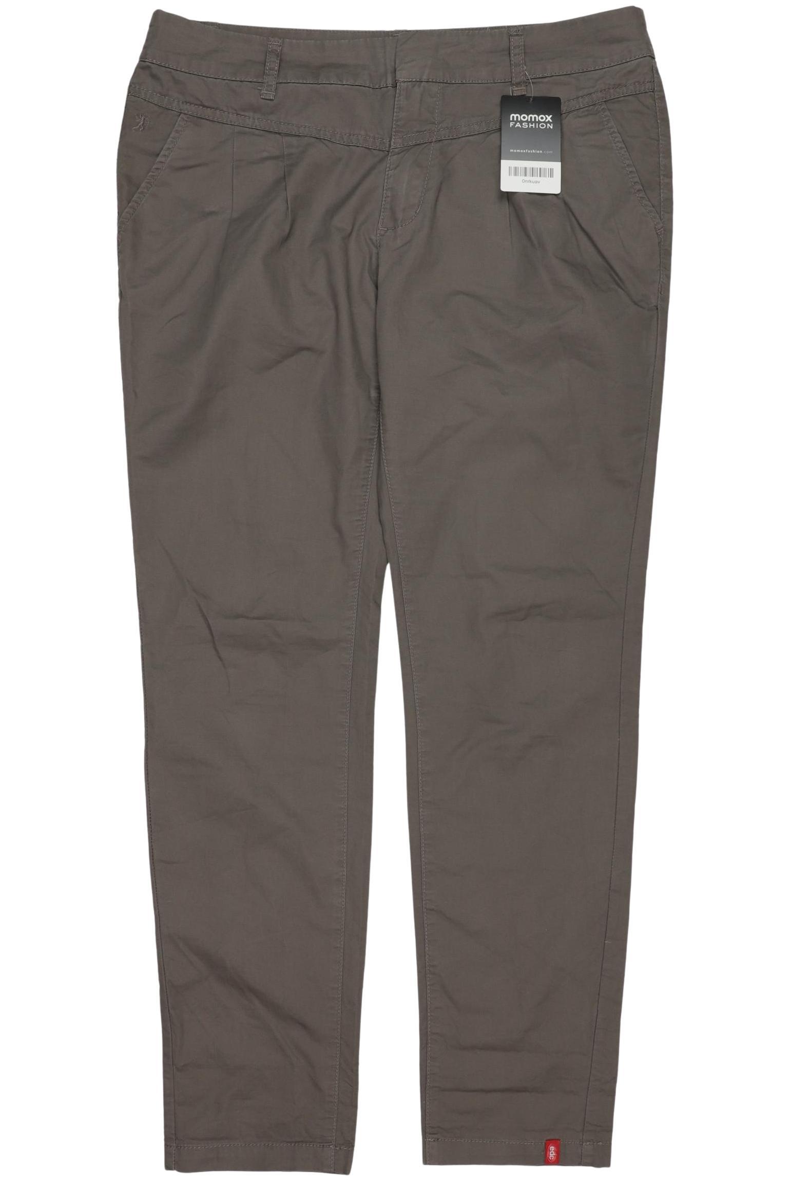 

edc by Esprit Damen Stoffhose, grau, Gr. 36