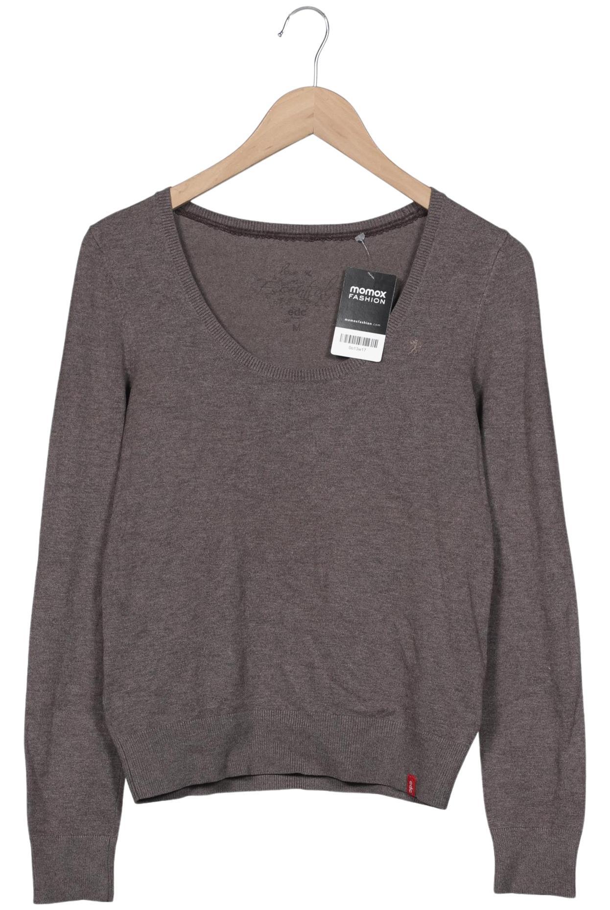 

edc by Esprit Damen Pullover, grau, Gr. 38