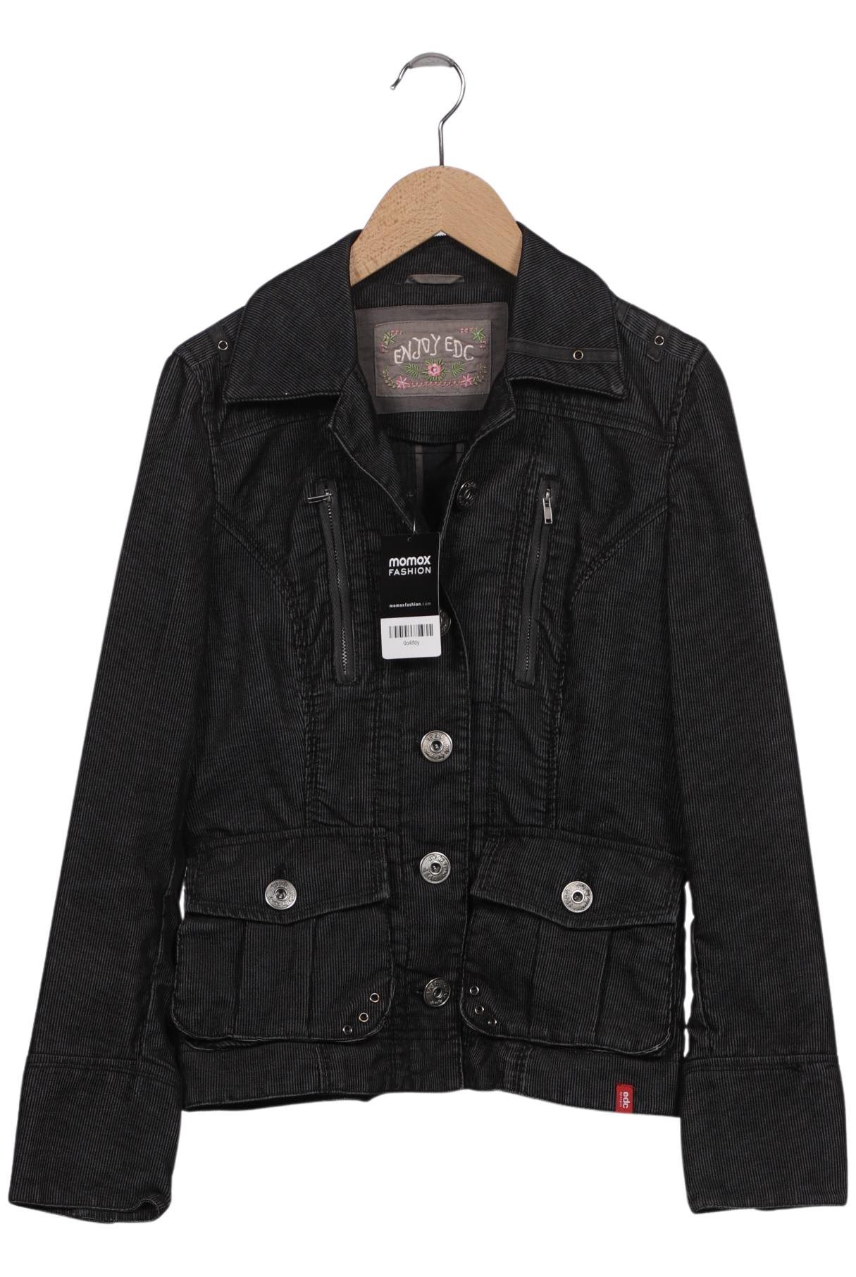 

edc by Esprit Damen Jacke, grau, Gr. 36