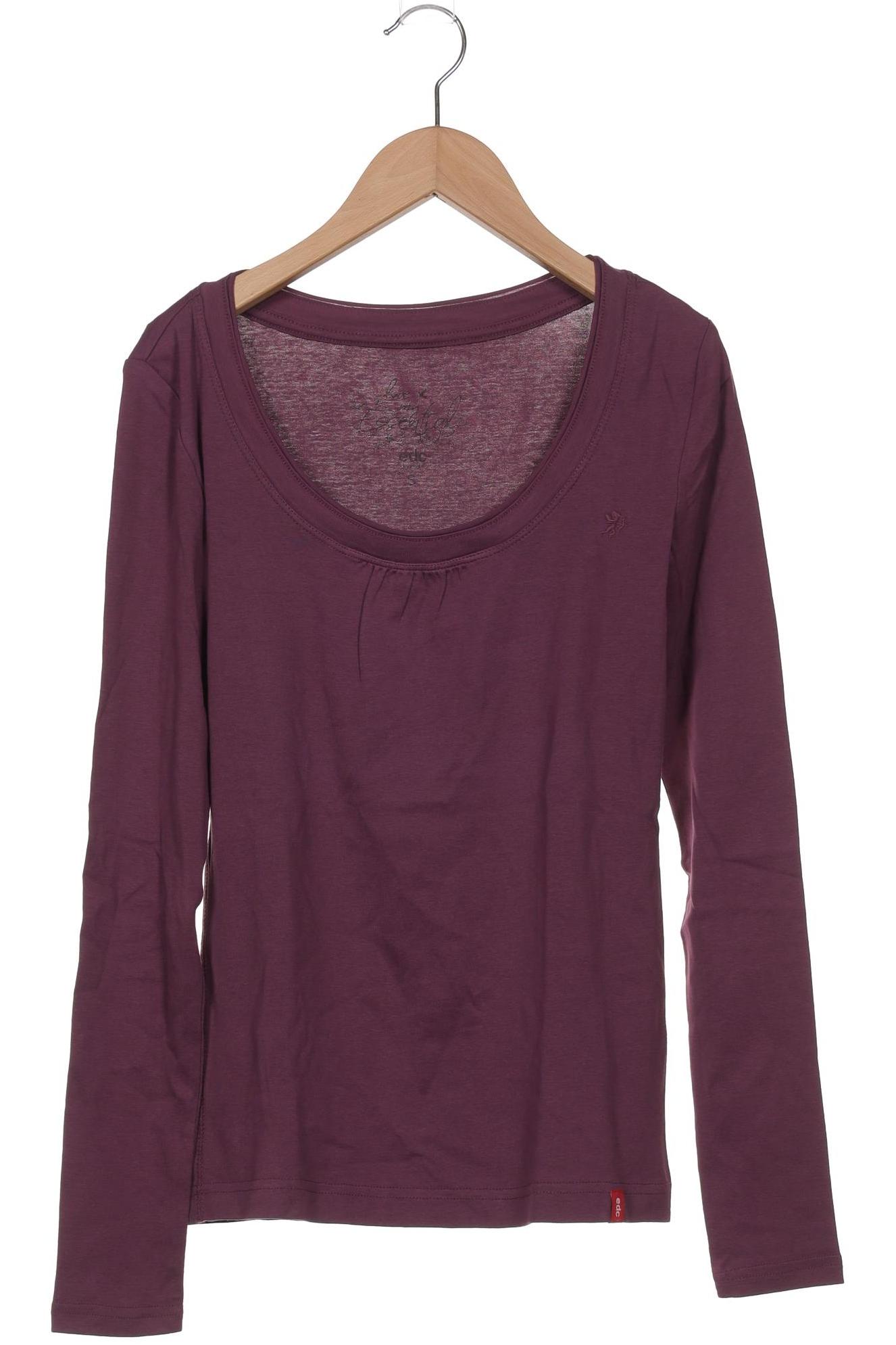 

edc by Esprit Damen Langarmshirt, flieder, Gr. 36