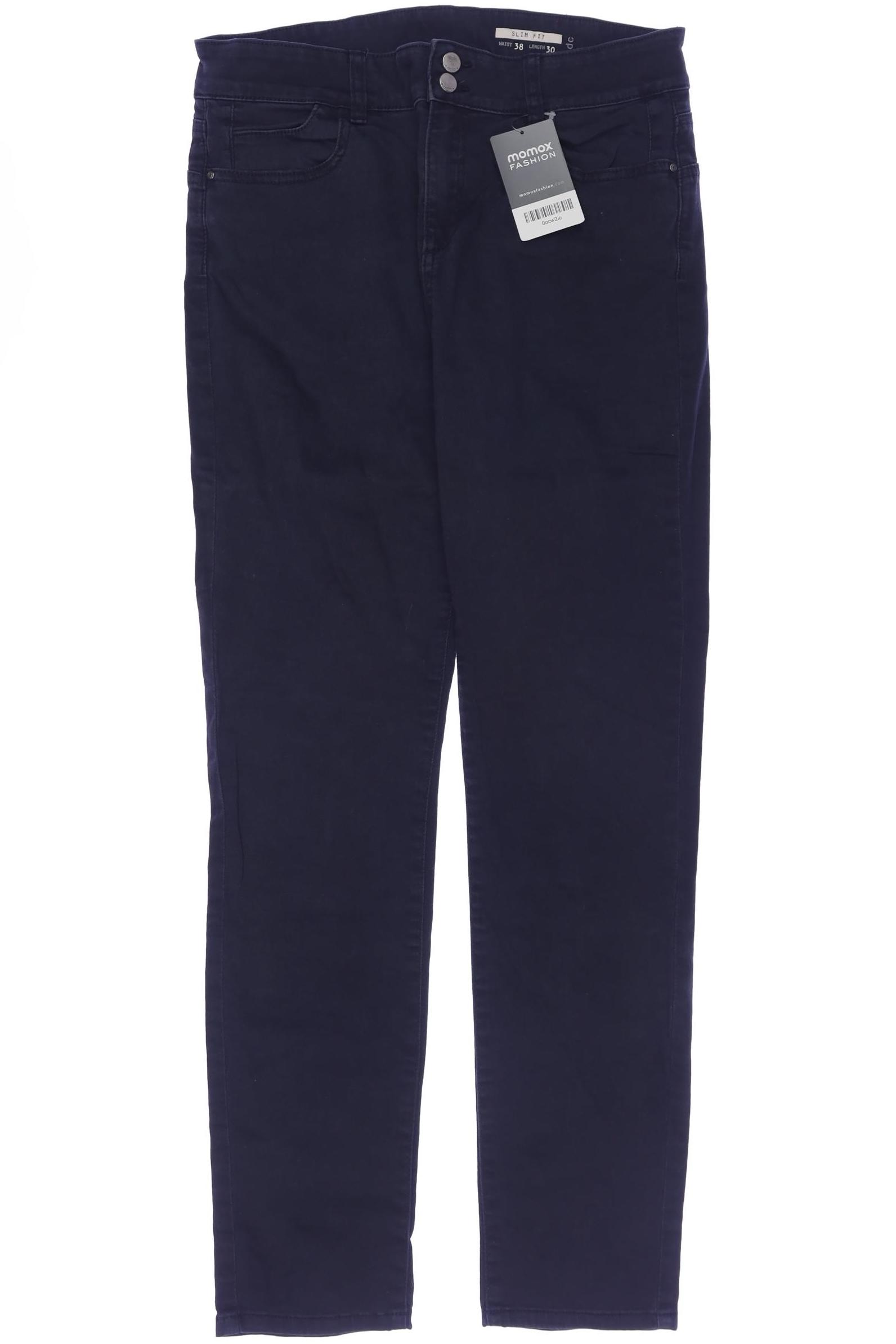 

edc by Esprit Damen Stoffhose, marineblau, Gr. 38