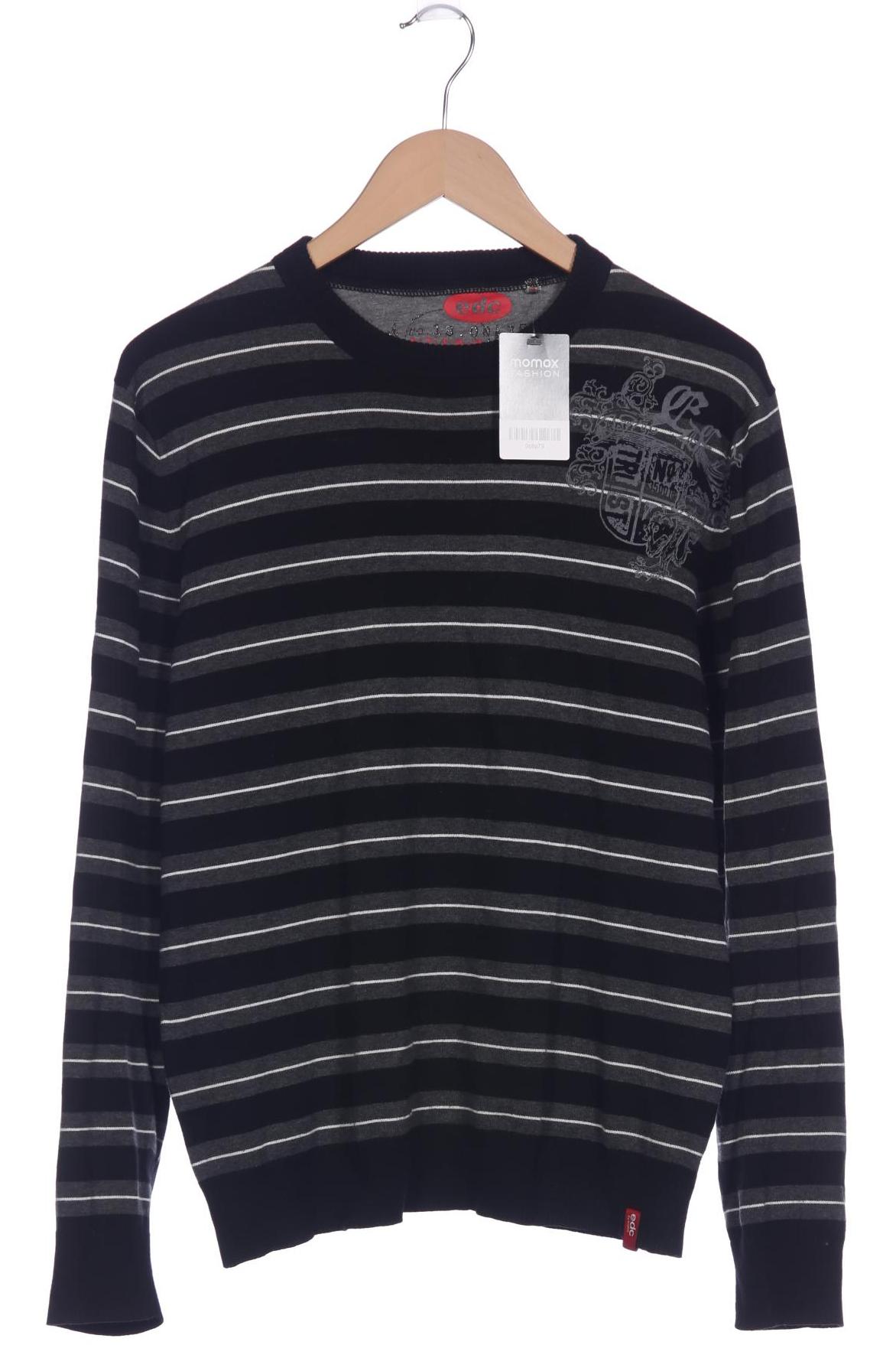 

edc by Esprit Herren Pullover, schwarz, Gr. 52