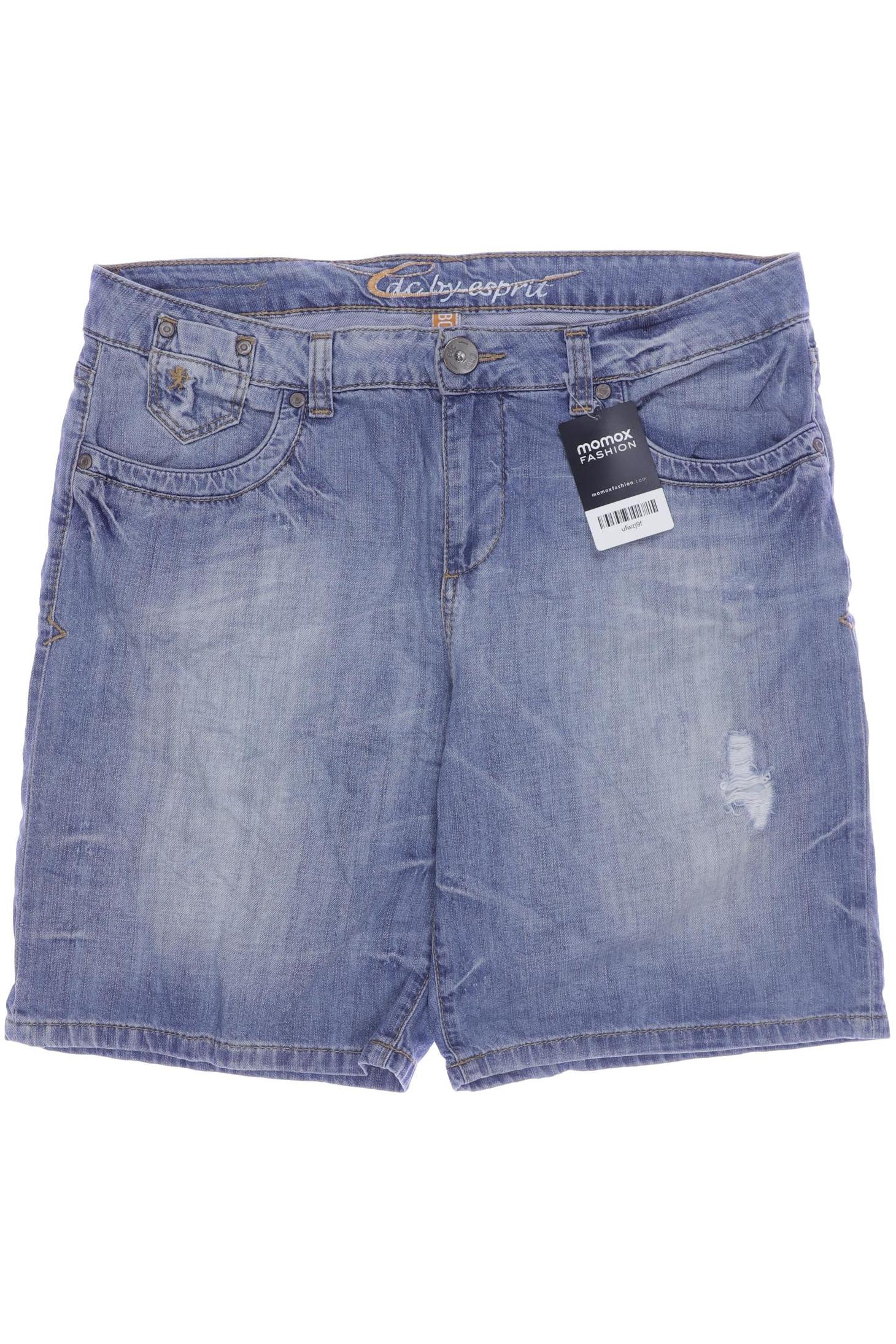 

edc by Esprit Damen Shorts, blau, Gr. 32