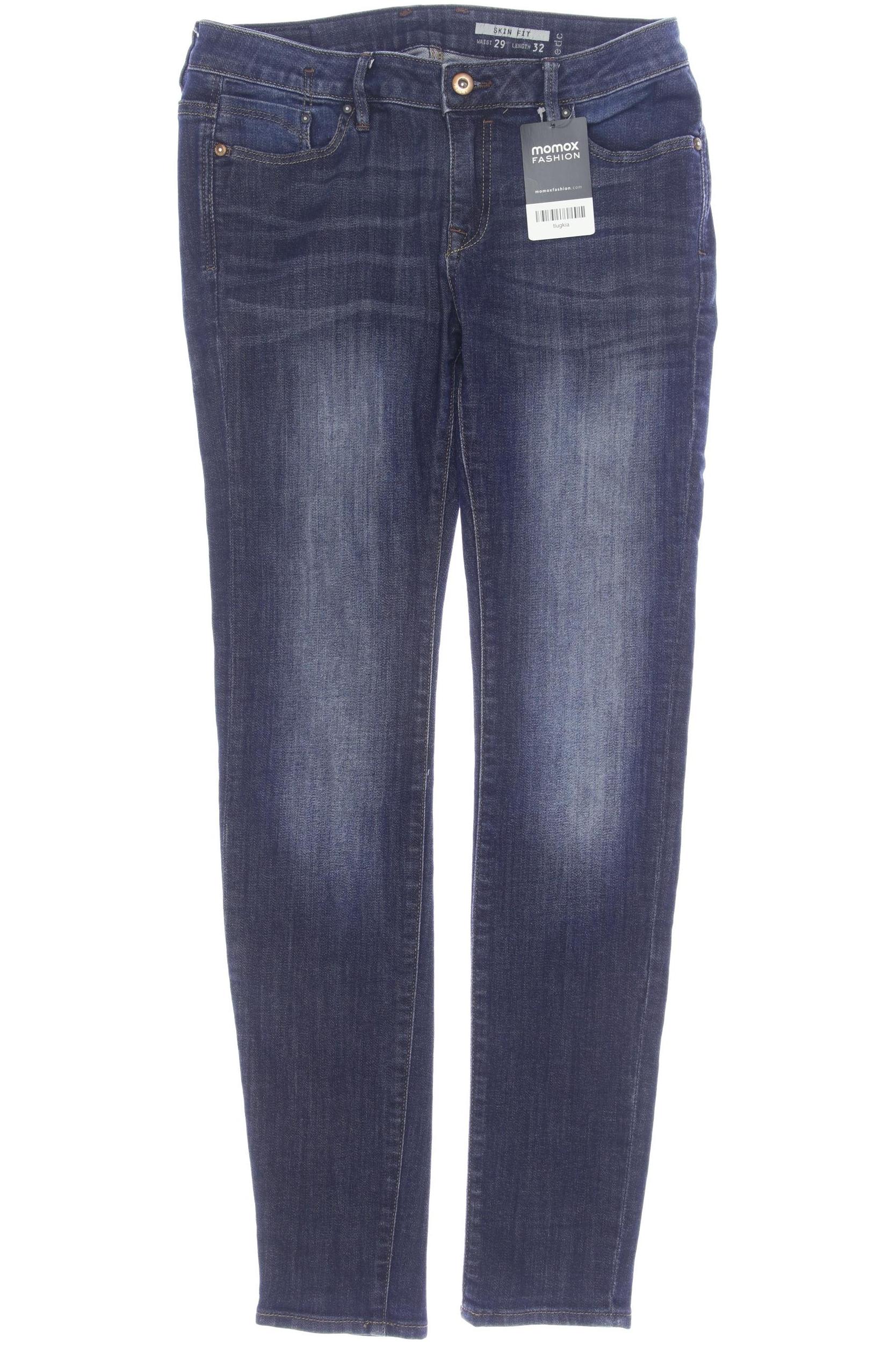 

edc by Esprit Damen Jeans, marineblau, Gr. 29
