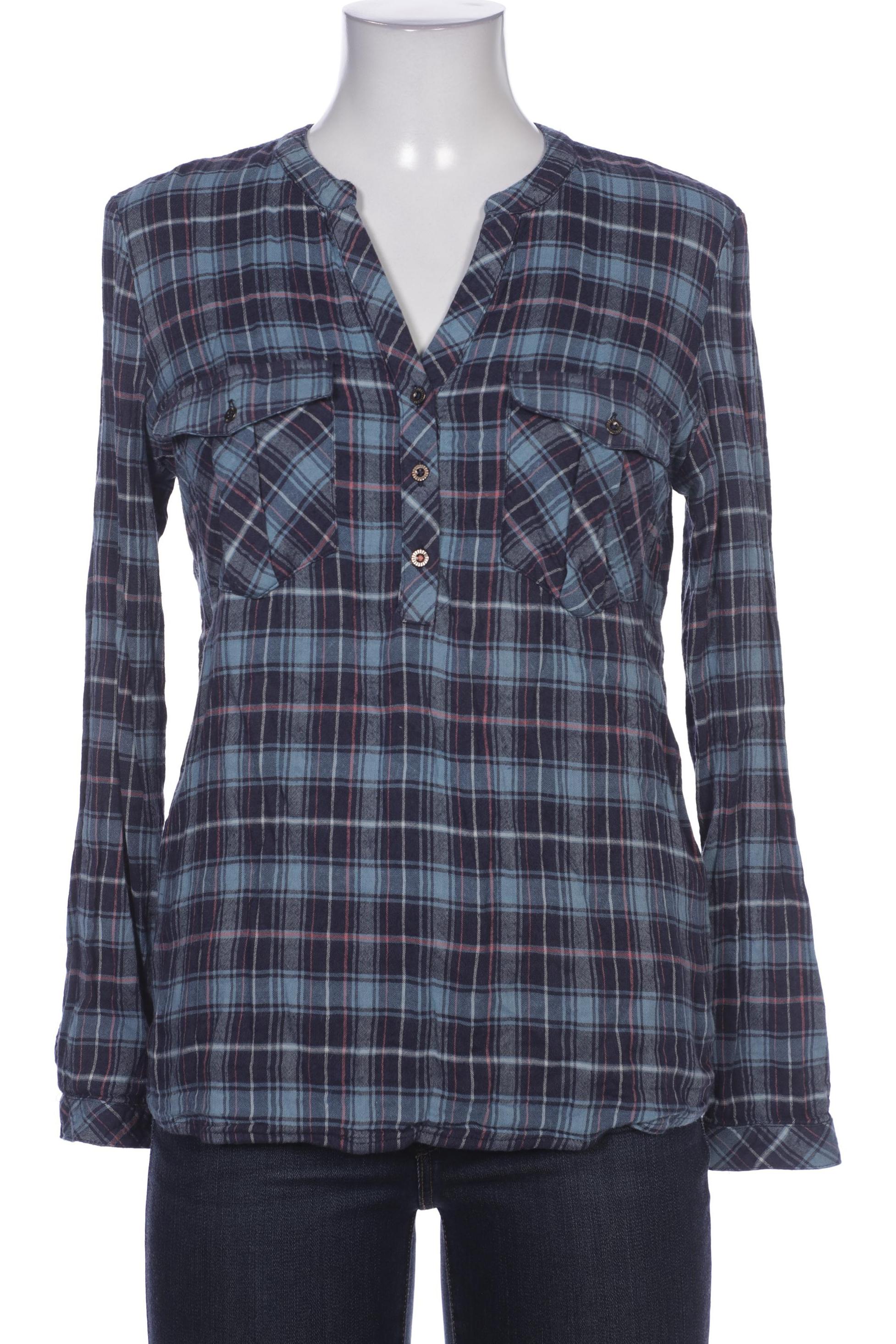 

edc by Esprit Damen Bluse, marineblau, Gr. 36
