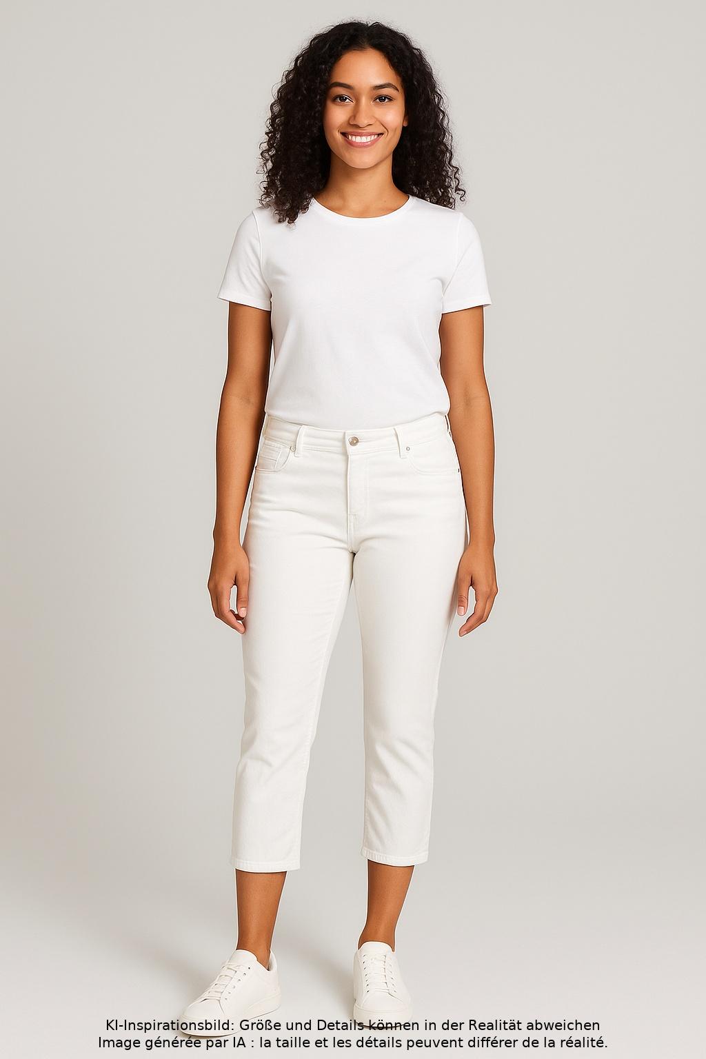 

edc by Esprit Damen Jeans, weiß, Gr. 27