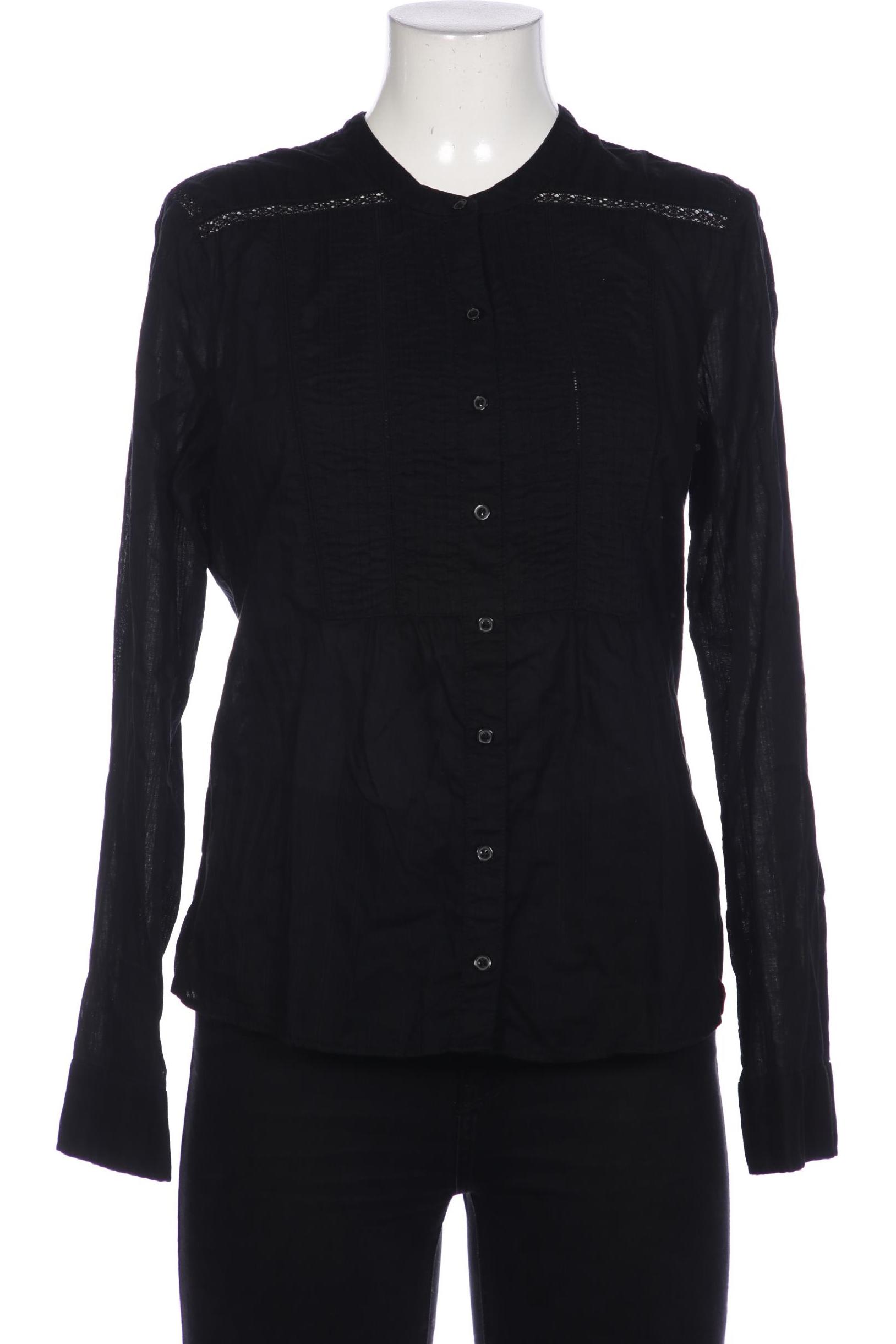 

edc by Esprit Damen Bluse, schwarz