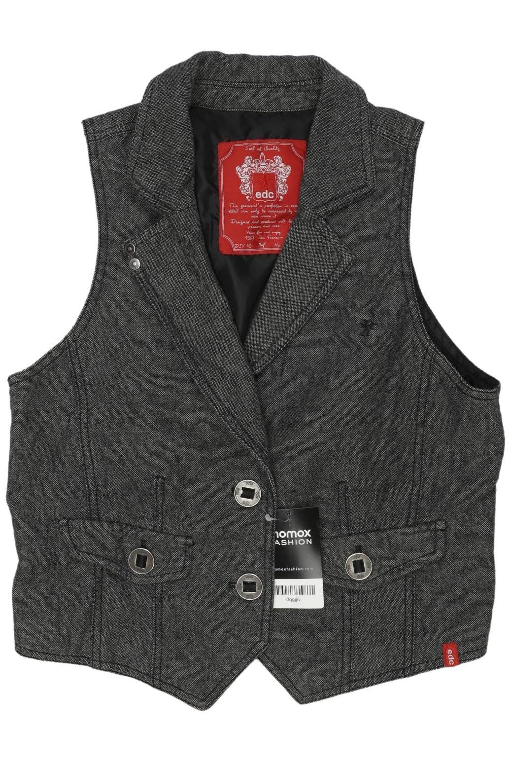 

edc by Esprit Damen Weste, grau, Gr. 40