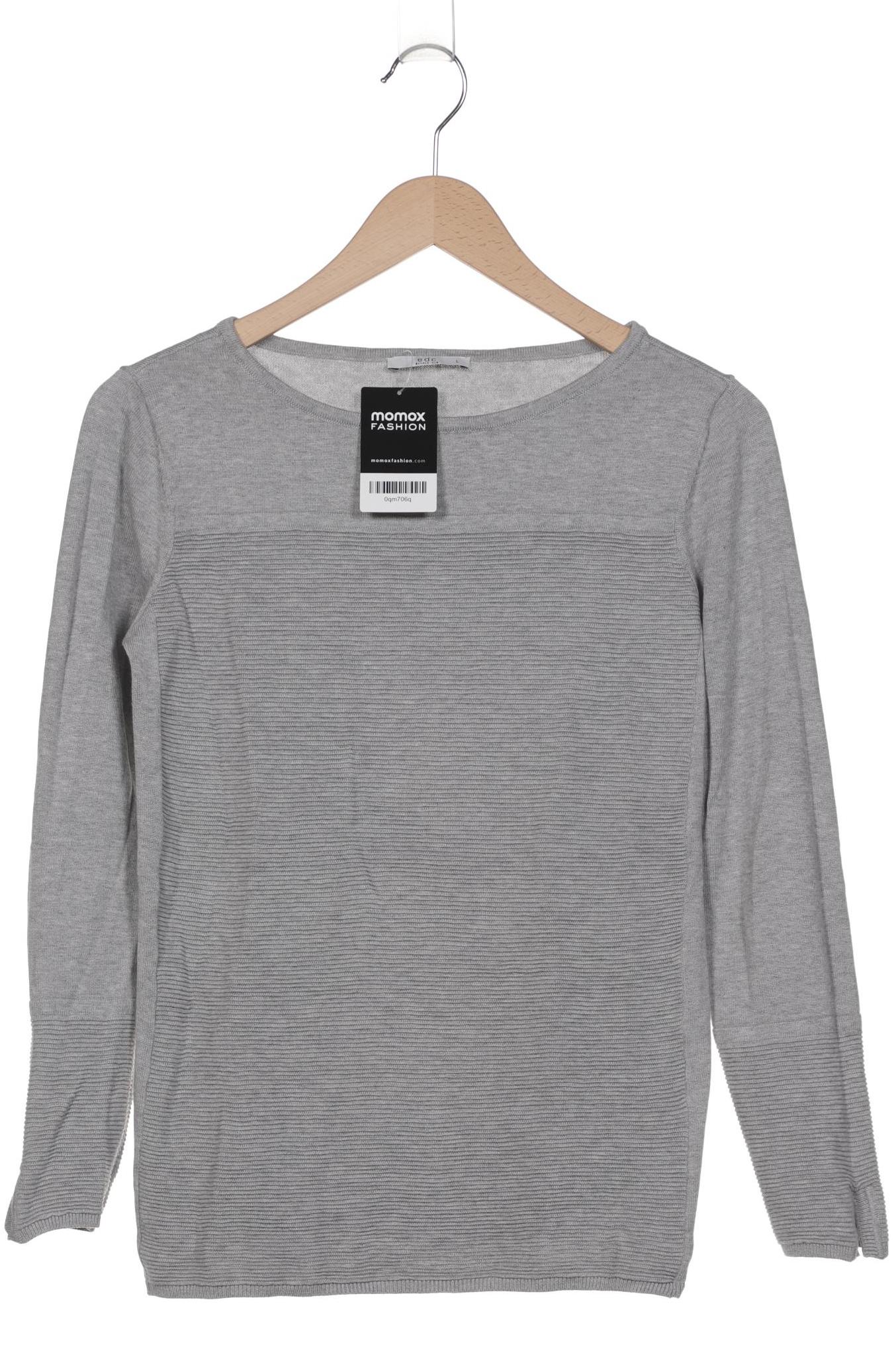 

edc by Esprit Damen Pullover, grau, Gr. 42