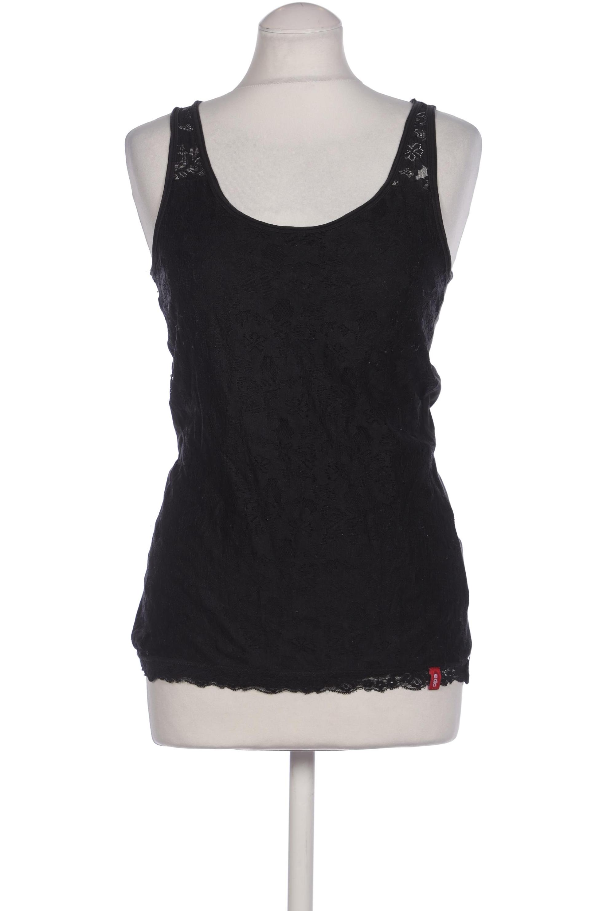 

edc by Esprit Damen Top, schwarz, Gr. 36