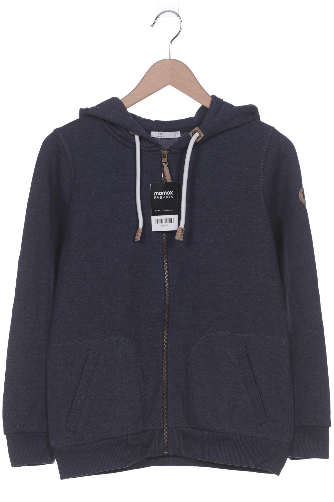 

edc by Esprit Damen Kapuzenpullover, marineblau, Gr. 36