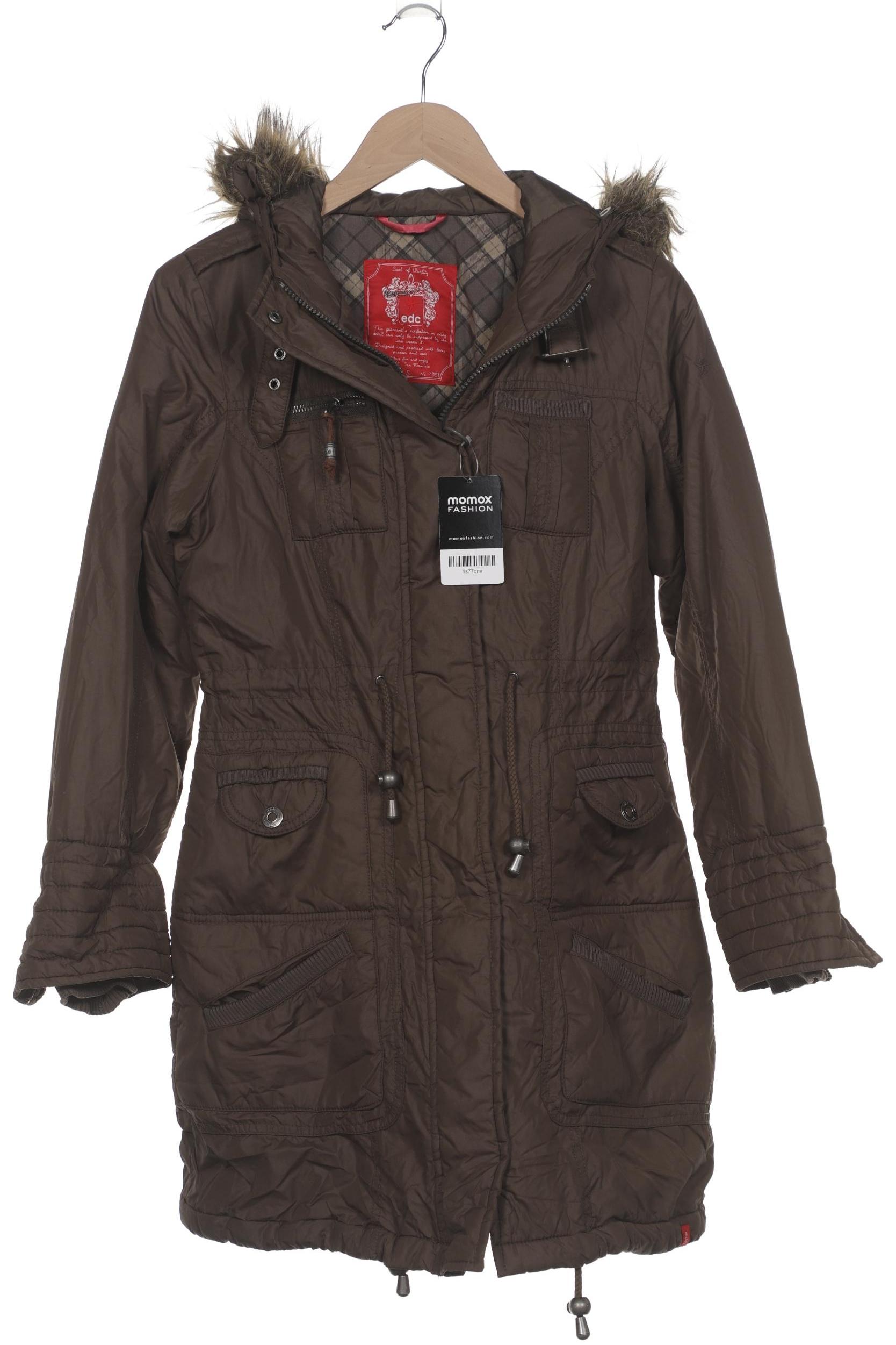 

edc by Esprit Damen Mantel, grün, Gr. 36