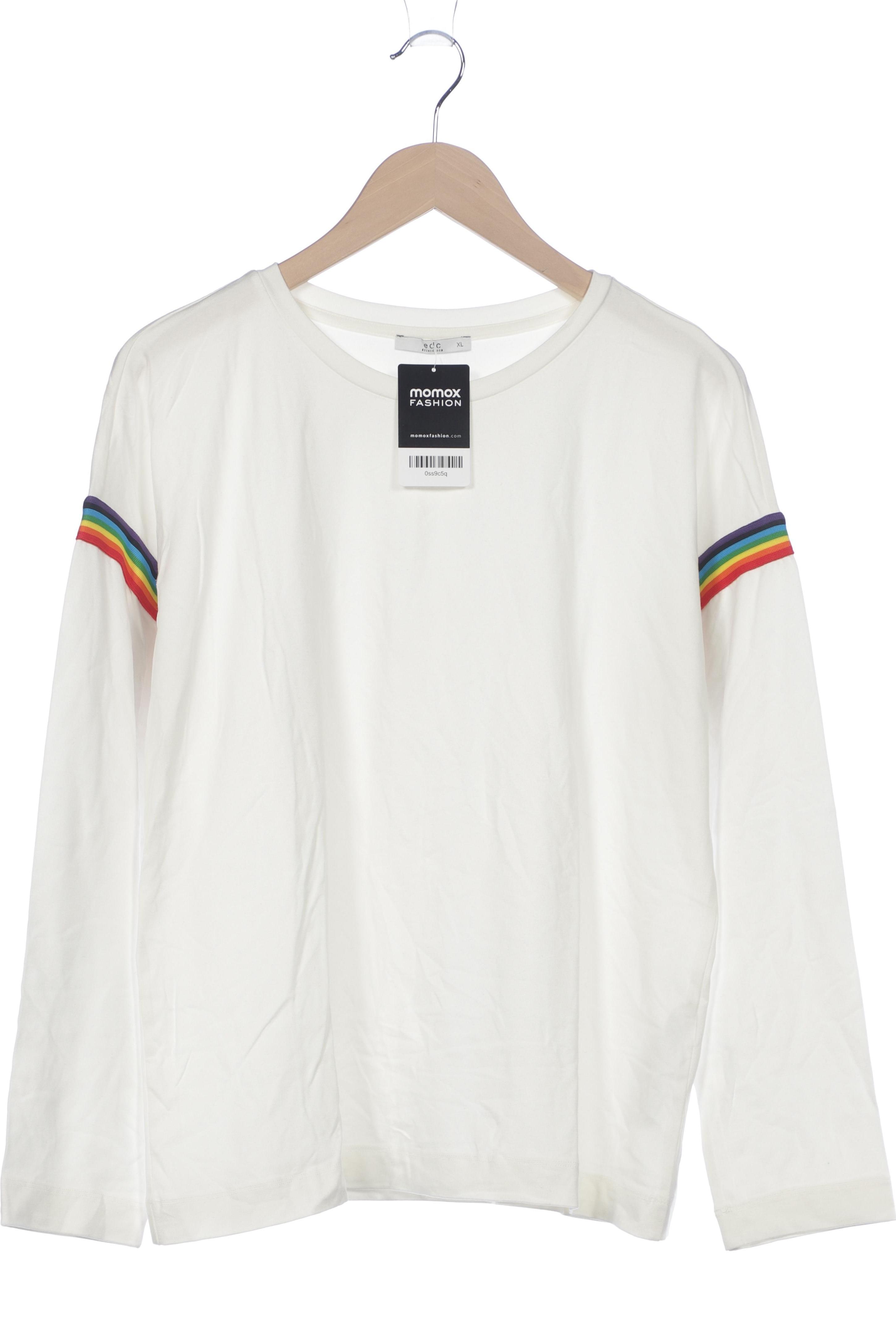 

edc by Esprit Damen Langarmshirt, cremeweiß, Gr. 44