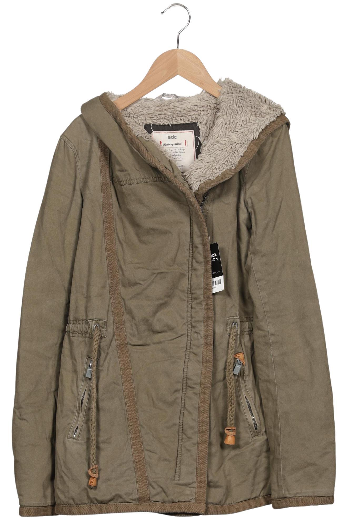 

edc by Esprit Damen Jacke, grün, Gr. 34