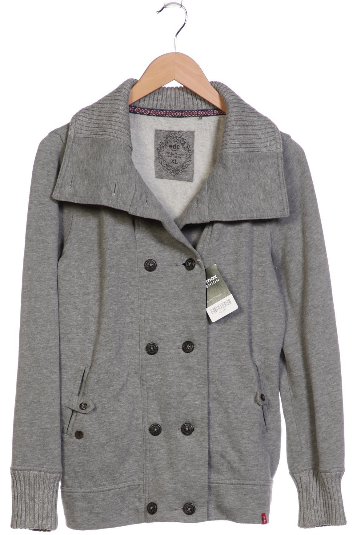 

edc by Esprit Damen Jacke, grau, Gr. 44