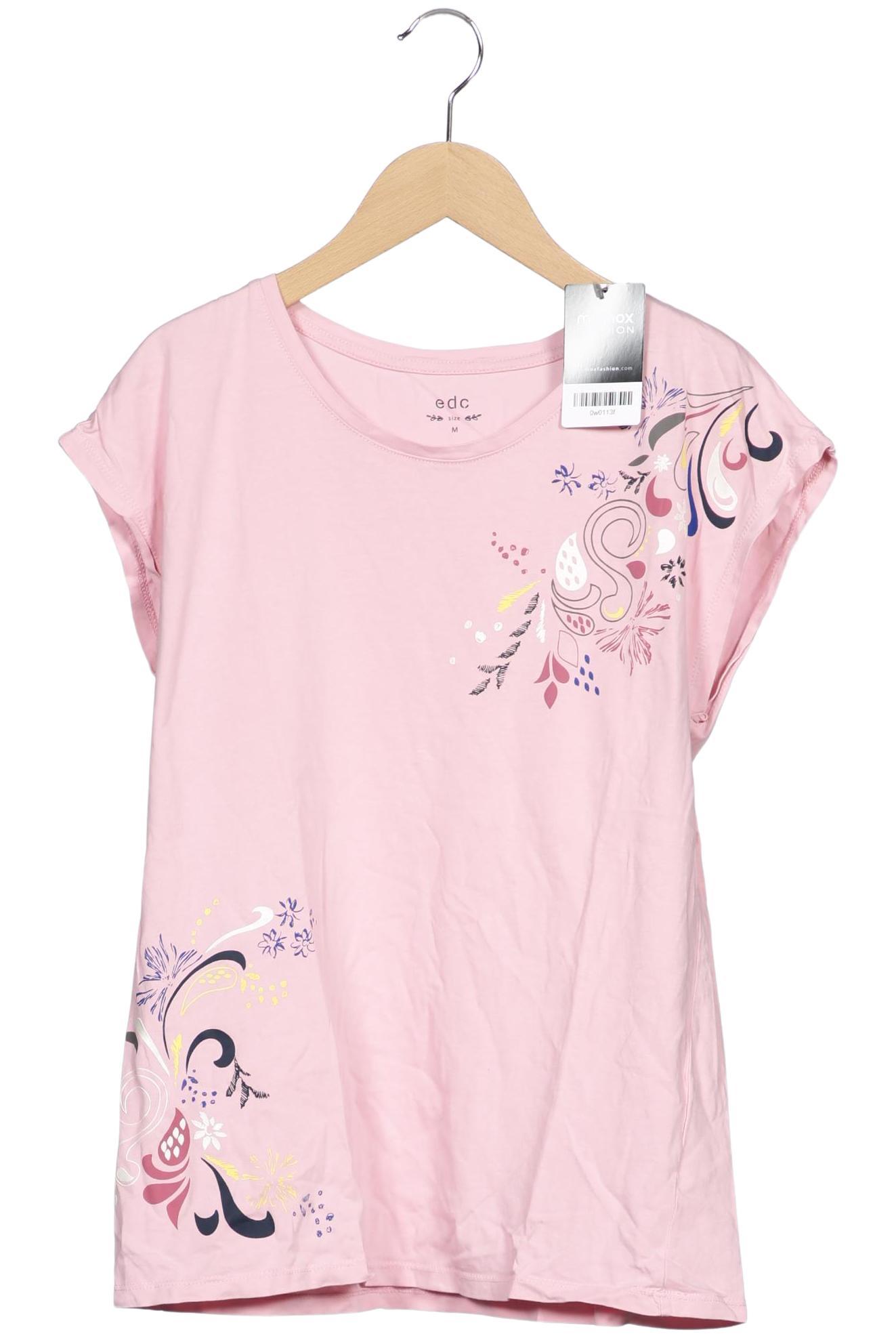 

edc by Esprit Damen T-Shirt, pink, Gr. 38