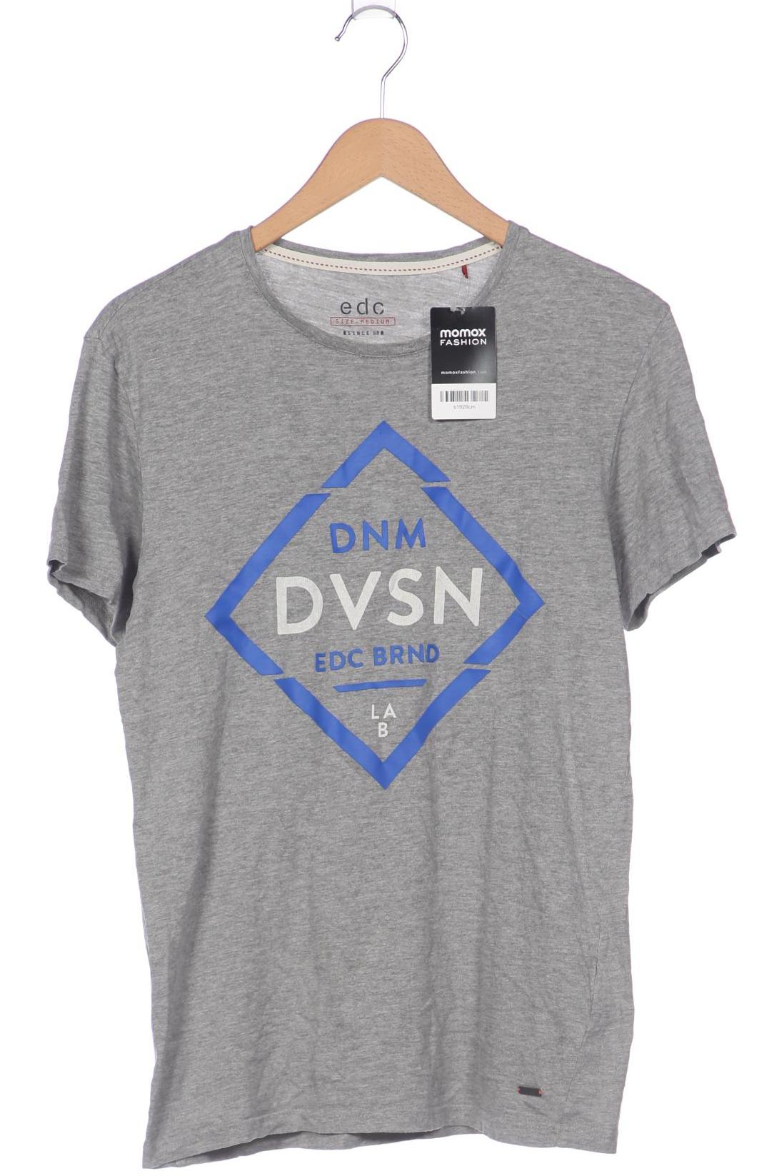 

edc by Esprit Herren T-Shirt, grau, Gr. 48