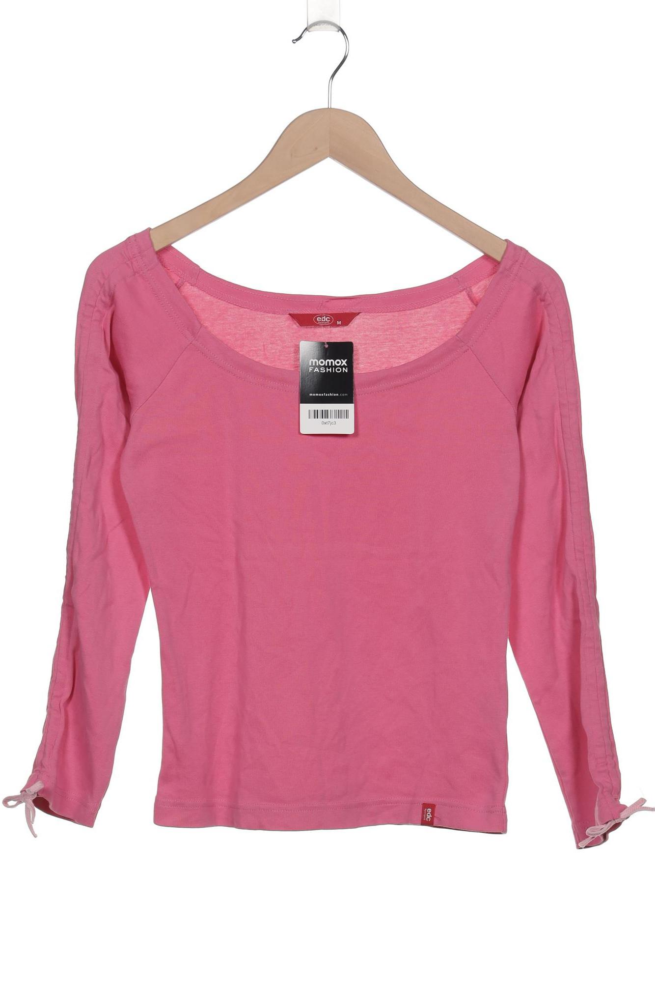

edc by Esprit Damen Langarmshirt, pink, Gr. 38