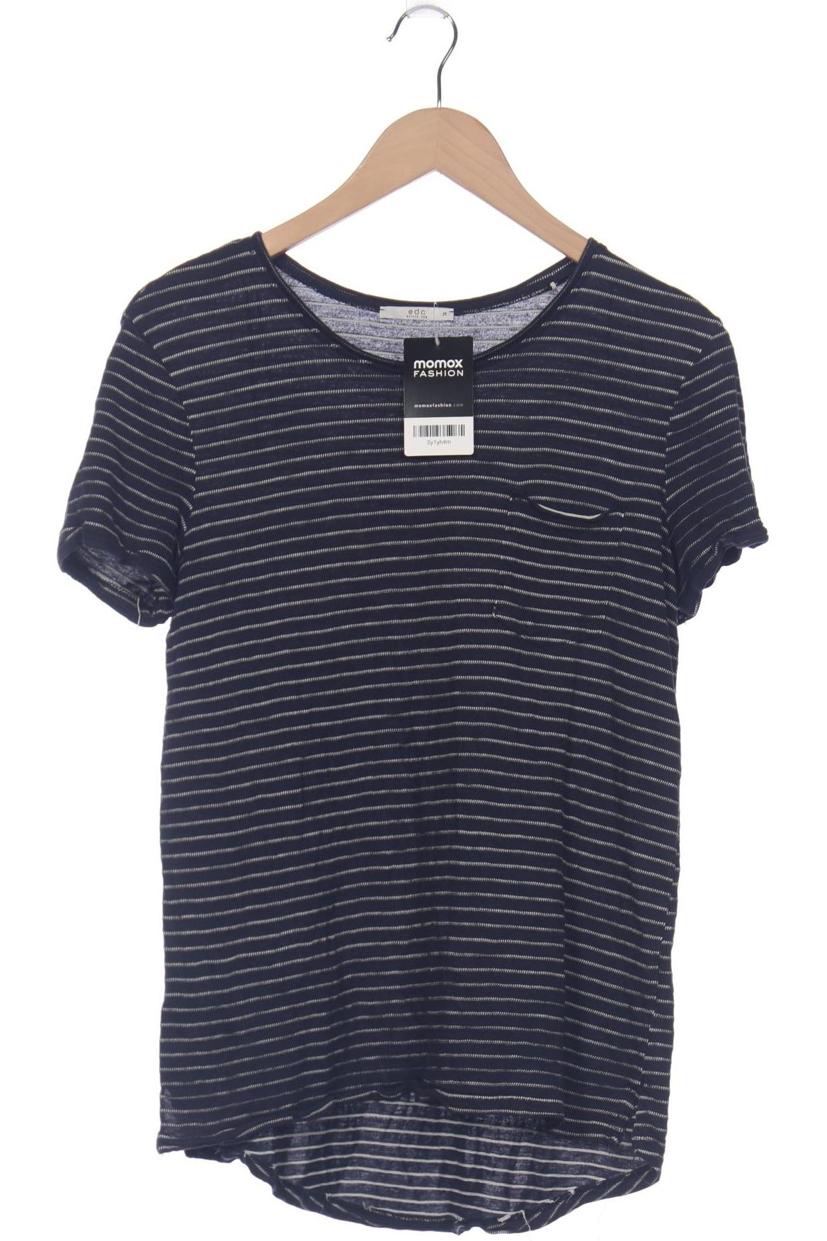 

edc by Esprit Damen T-Shirt, marineblau, Gr. 38