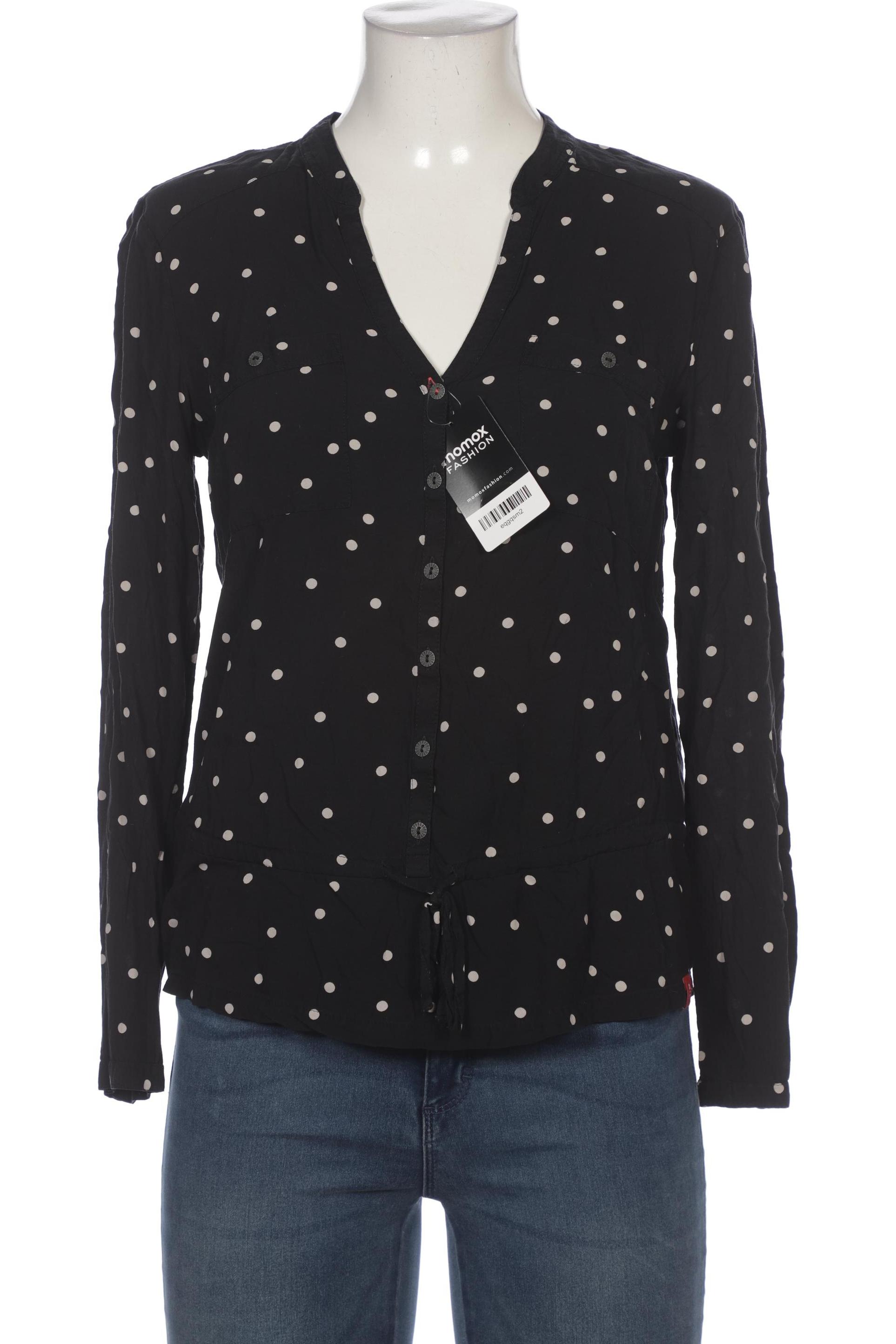 

edc by Esprit Damen Bluse, schwarz, Gr. 42