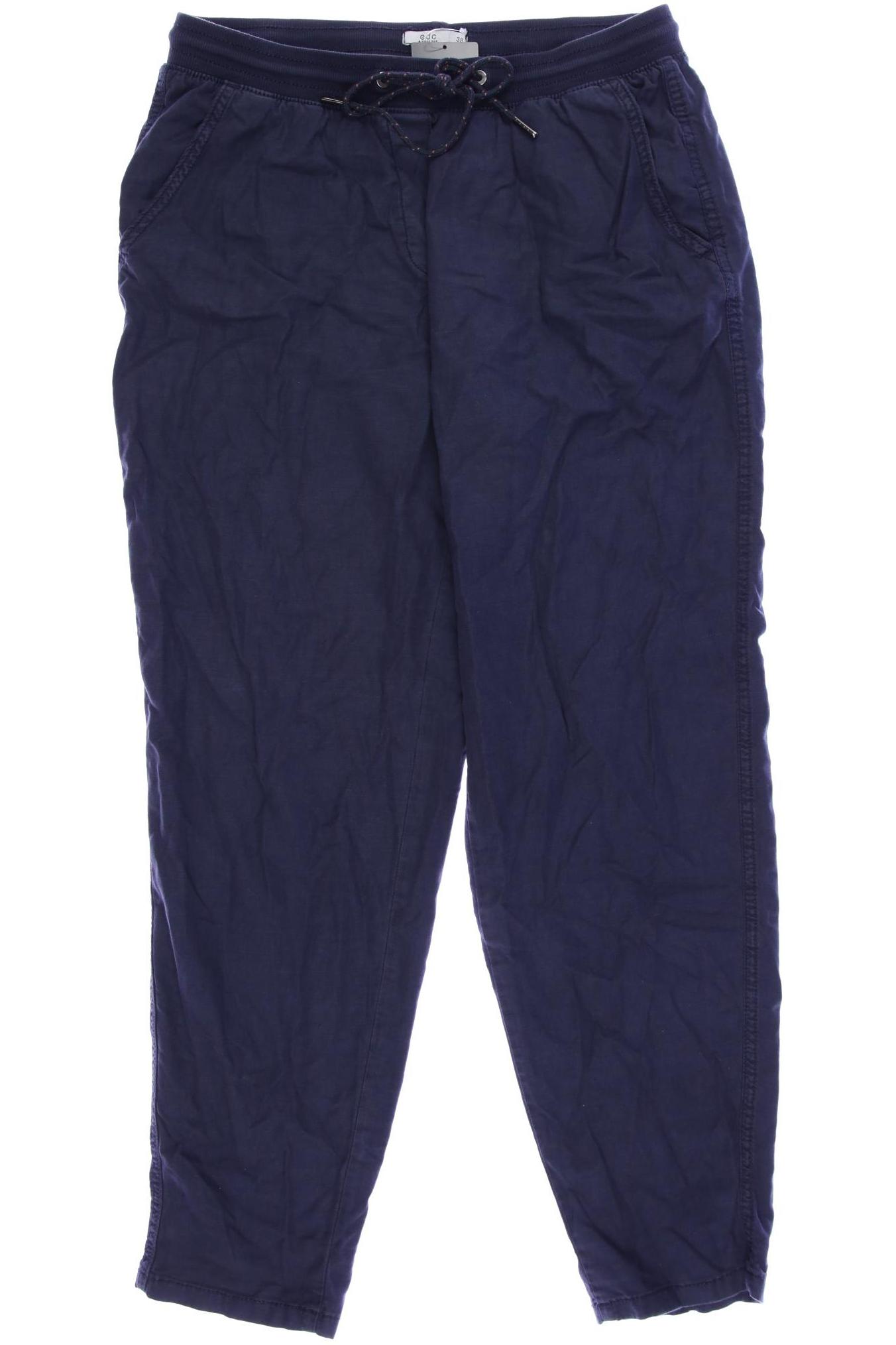 

edc by Esprit Damen Stoffhose, marineblau