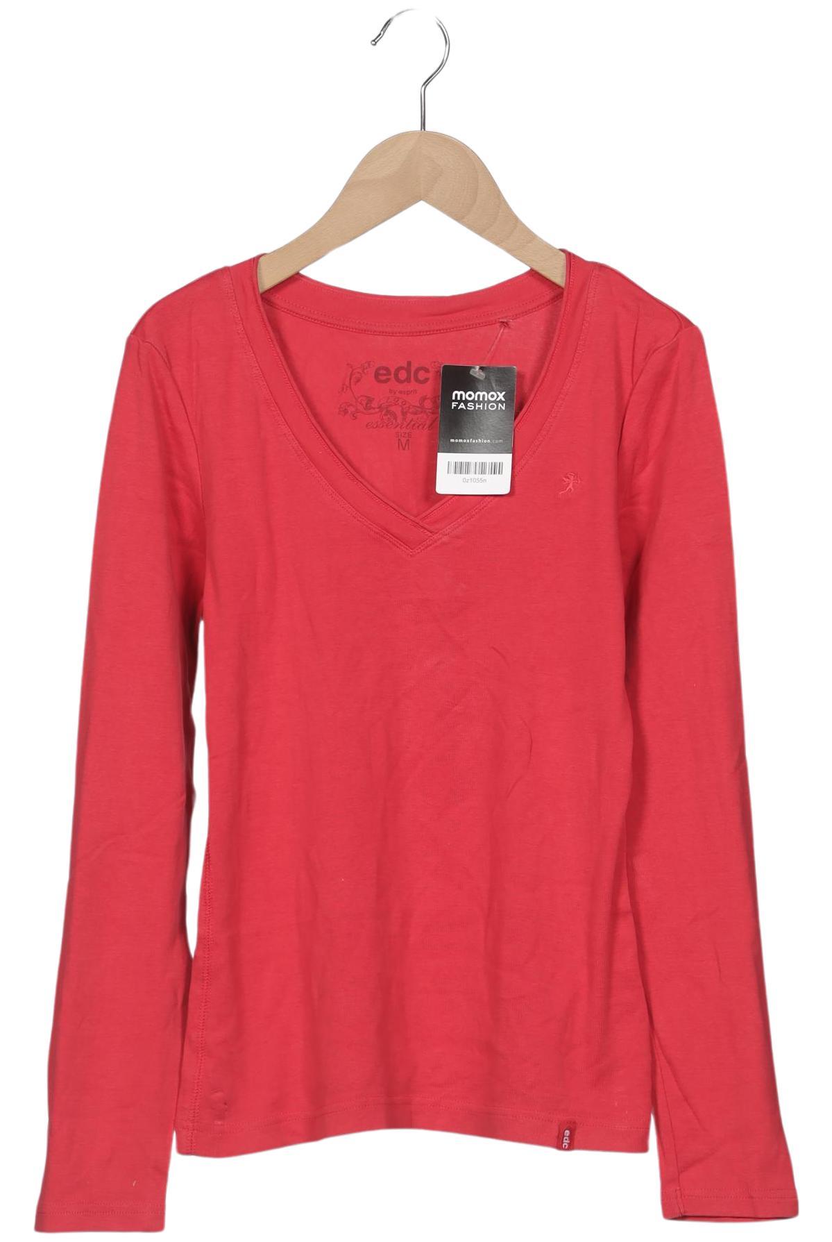 

edc by Esprit Damen Langarmshirt, rot, Gr. 38
