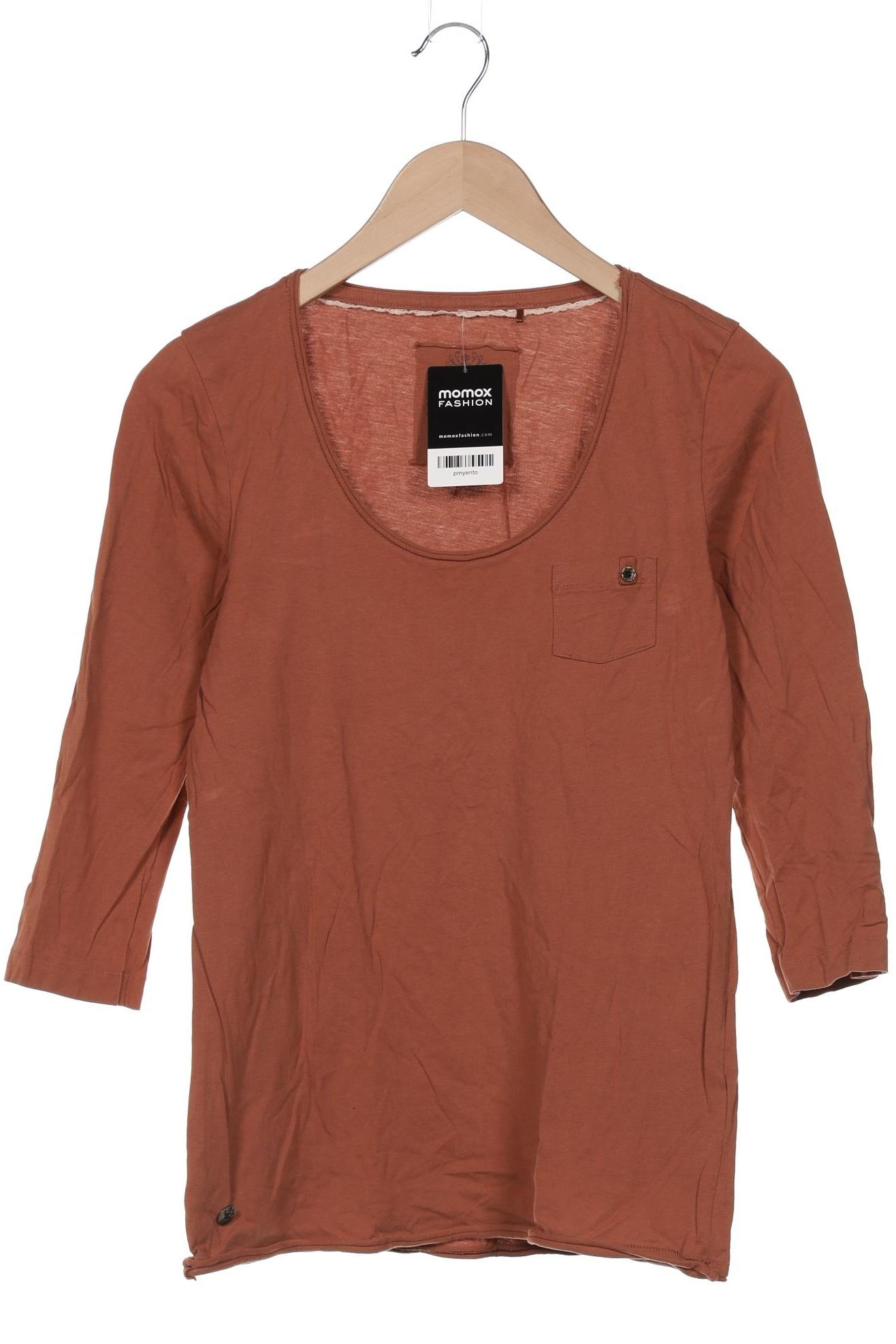 

edc by Esprit Damen Langarmshirt, orange, Gr. 38