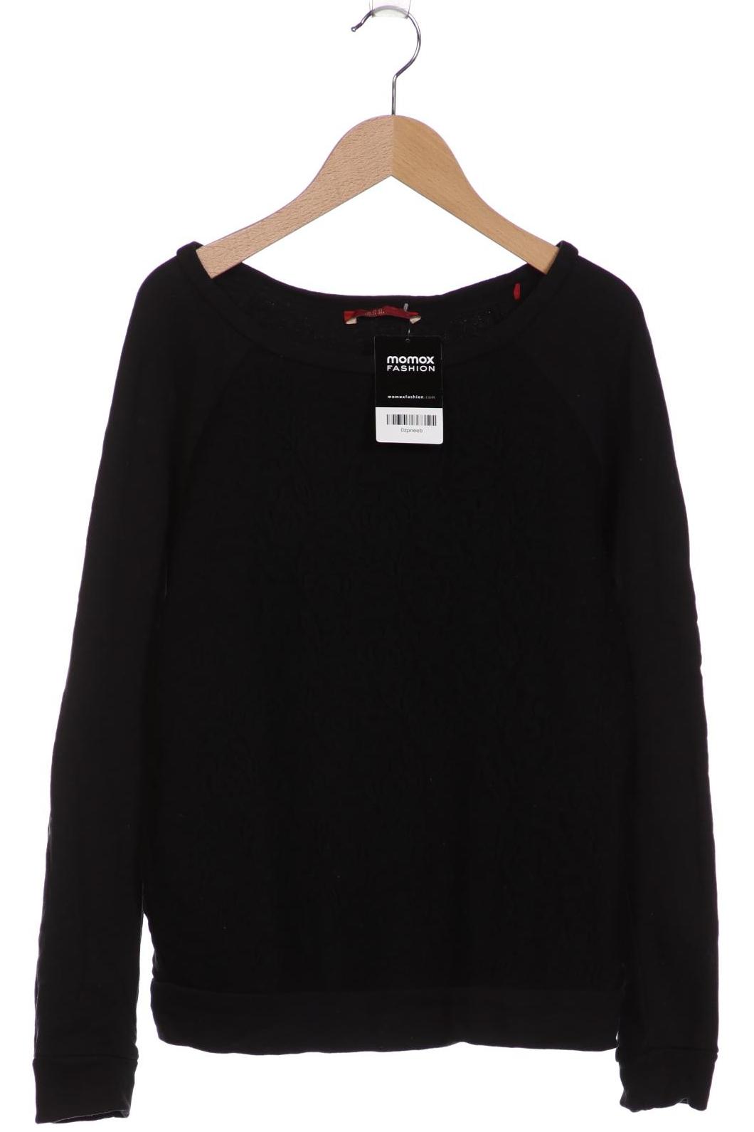 

edc by Esprit Damen Sweatshirt, schwarz, Gr. 36