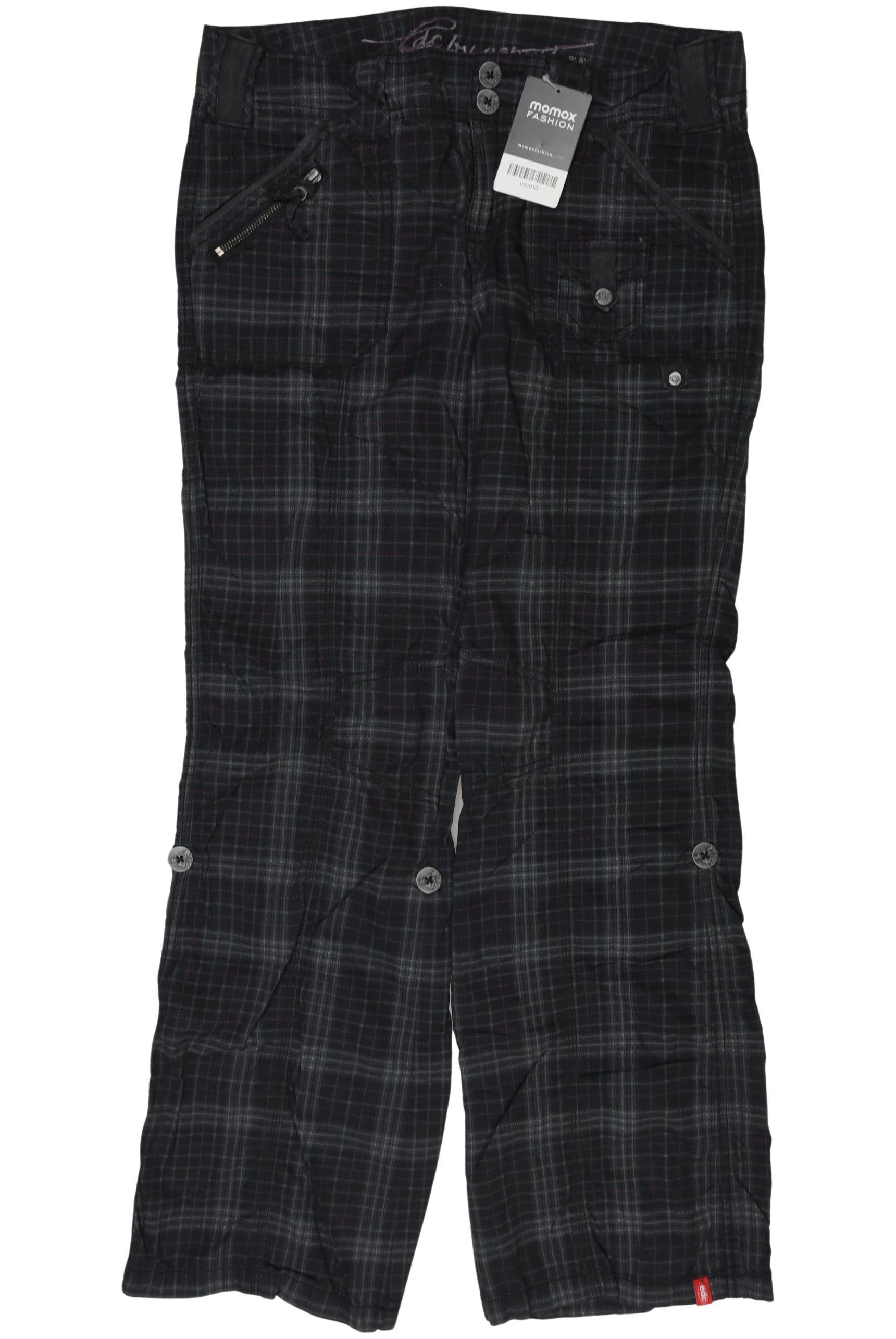 

edc by Esprit Damen Stoffhose, schwarz, Gr. 36