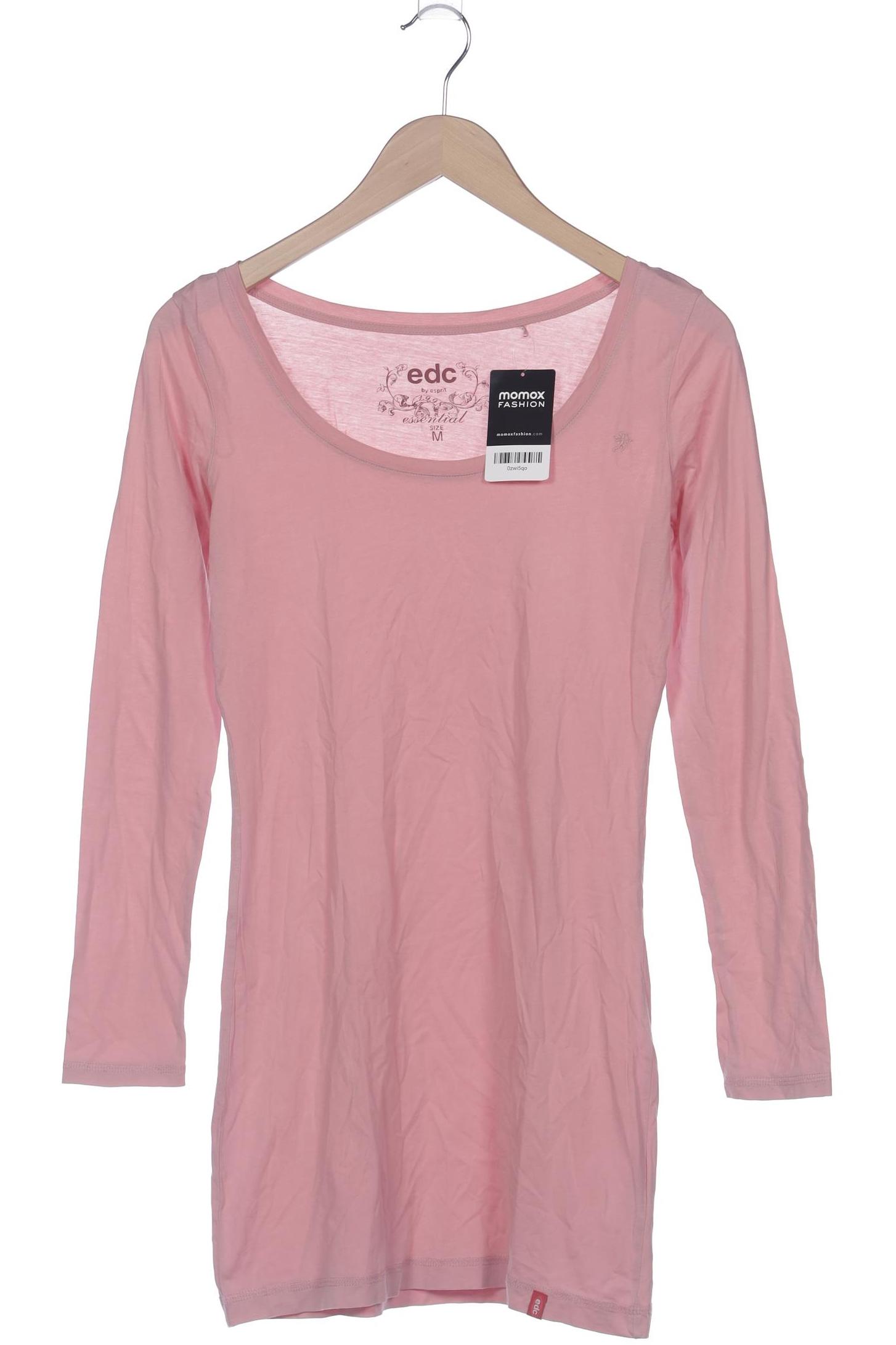 

edc by Esprit Damen Langarmshirt, pink, Gr. 38