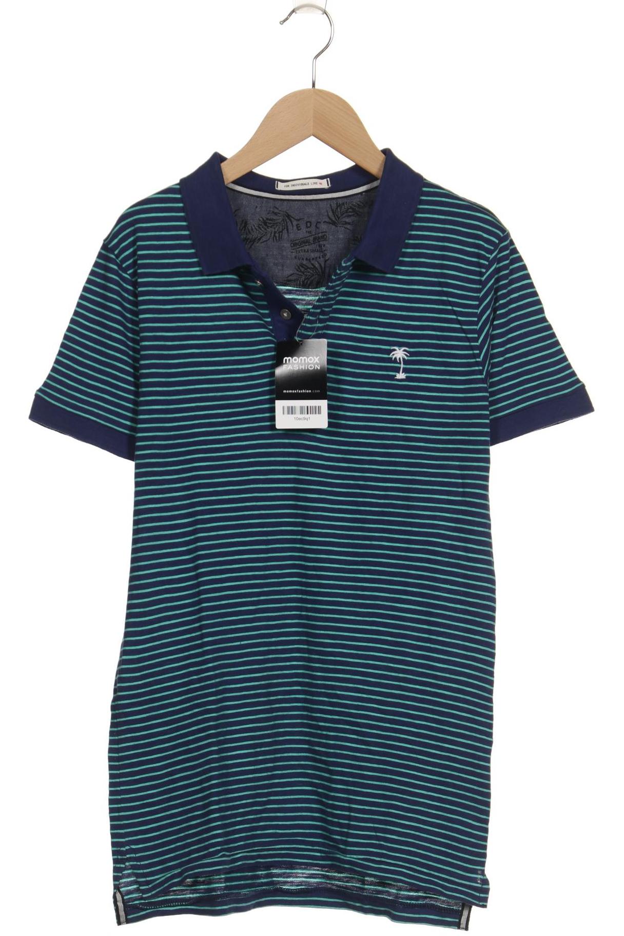 

edc by Esprit Herren Poloshirt, marineblau, Gr. 44